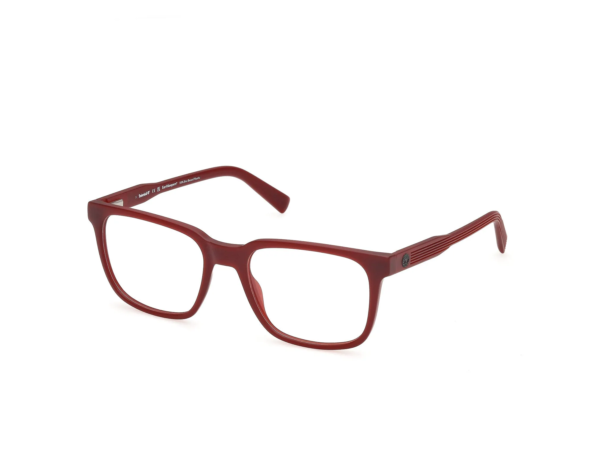 Timberland TB50047 67 Montature da vista Iniettato Rosso Squadrata Normale - immagine 1