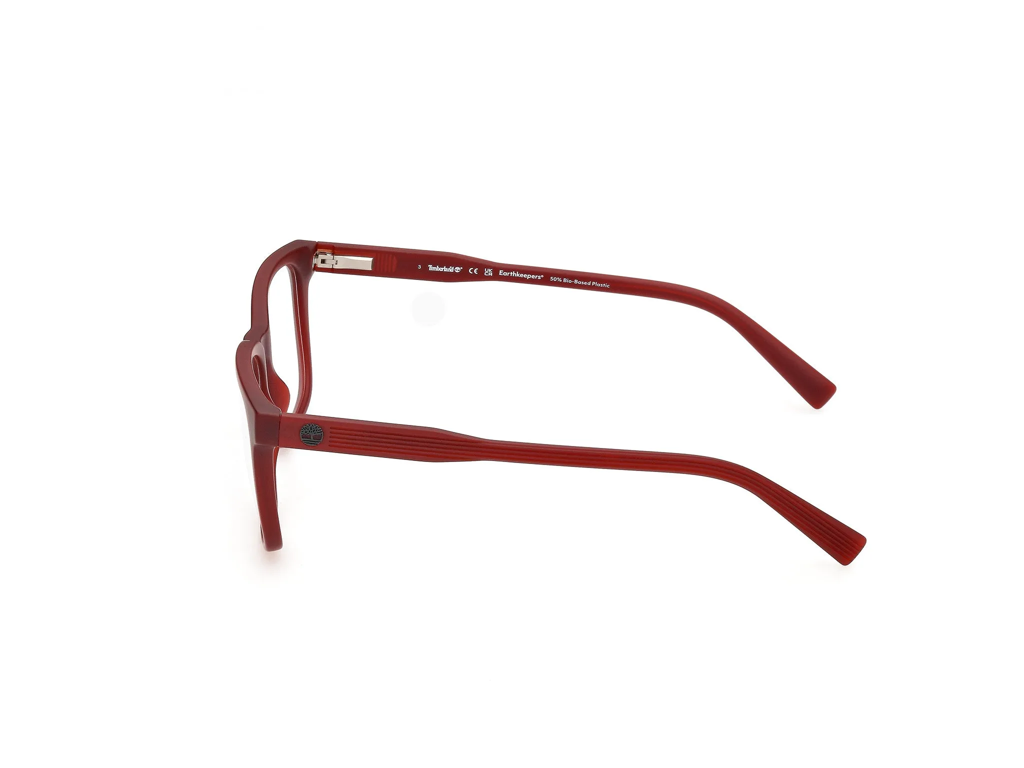 Timberland TB50047 67 Montature da vista Iniettato Rosso Squadrata Normale - immagine 3