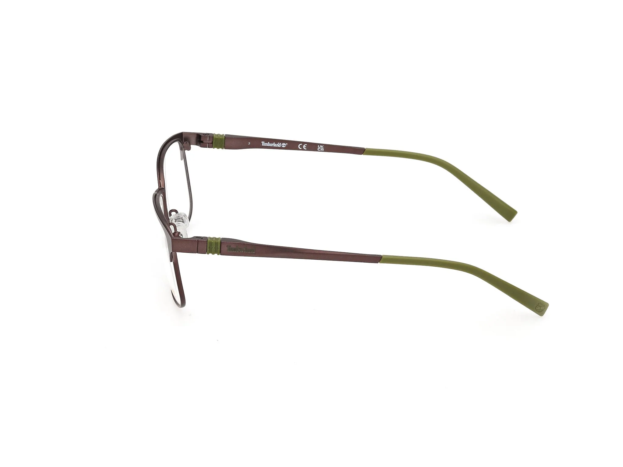 Timberland TB50027 49 Montature da vista Metallo Marrone Squadrata Normale - immagine 3