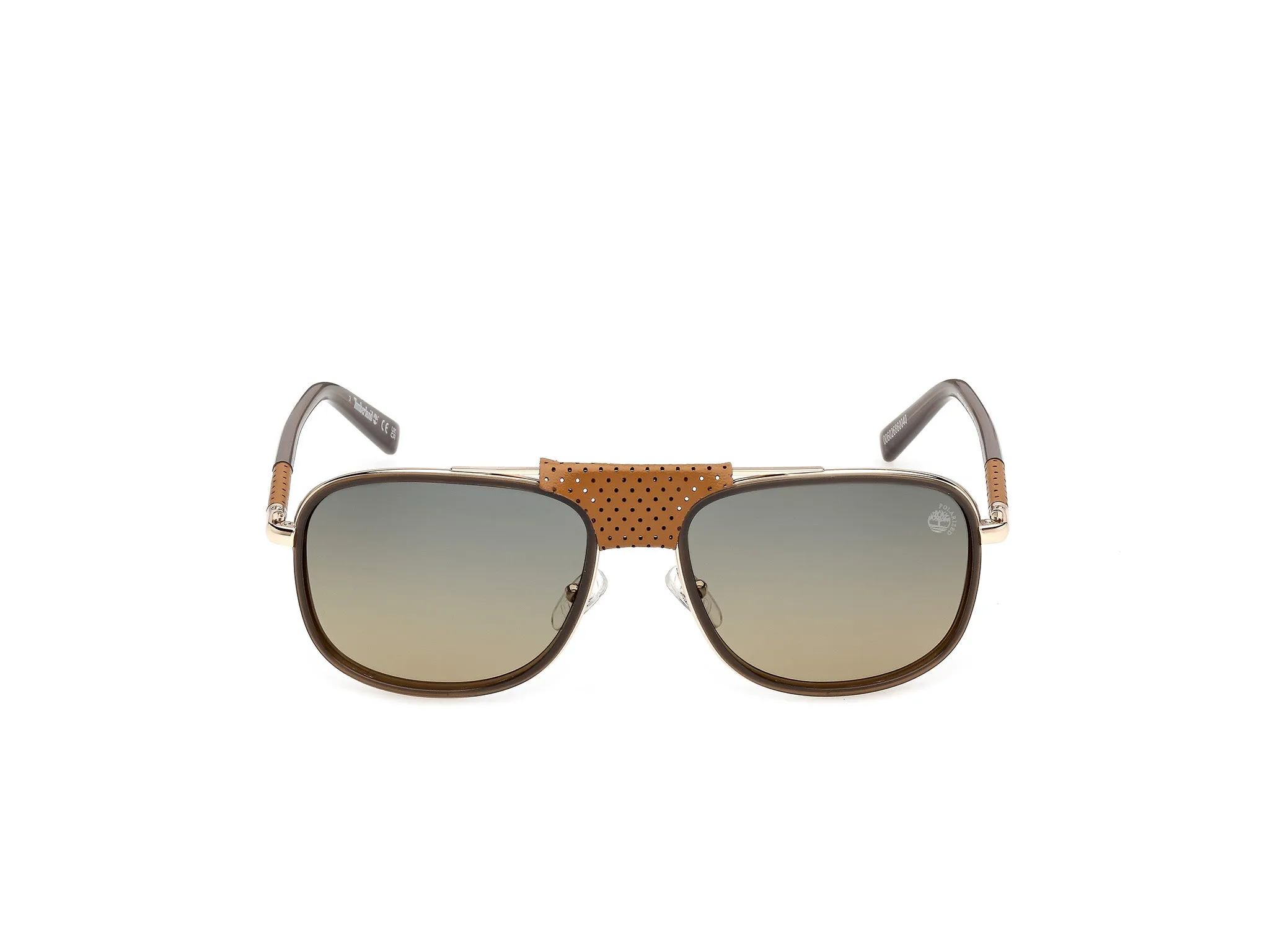 Timberland TB00091 96R Occhiali da sole Iniettato Verde Verde Squadrata Polarizzata - immagine 2