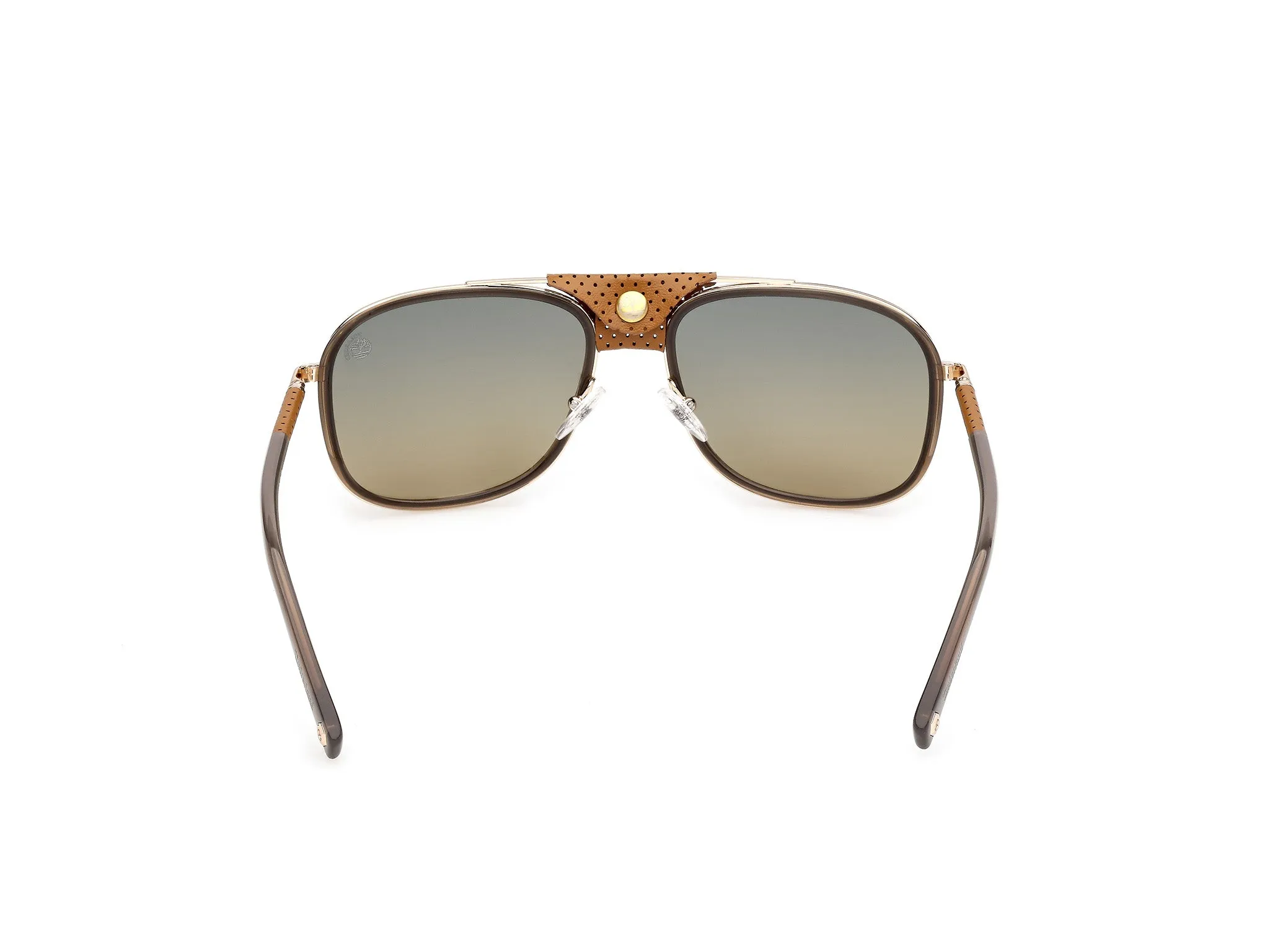 Timberland TB00091 96R Occhiali da sole Iniettato Verde Verde Squadrata Polarizzata - immagine 4
