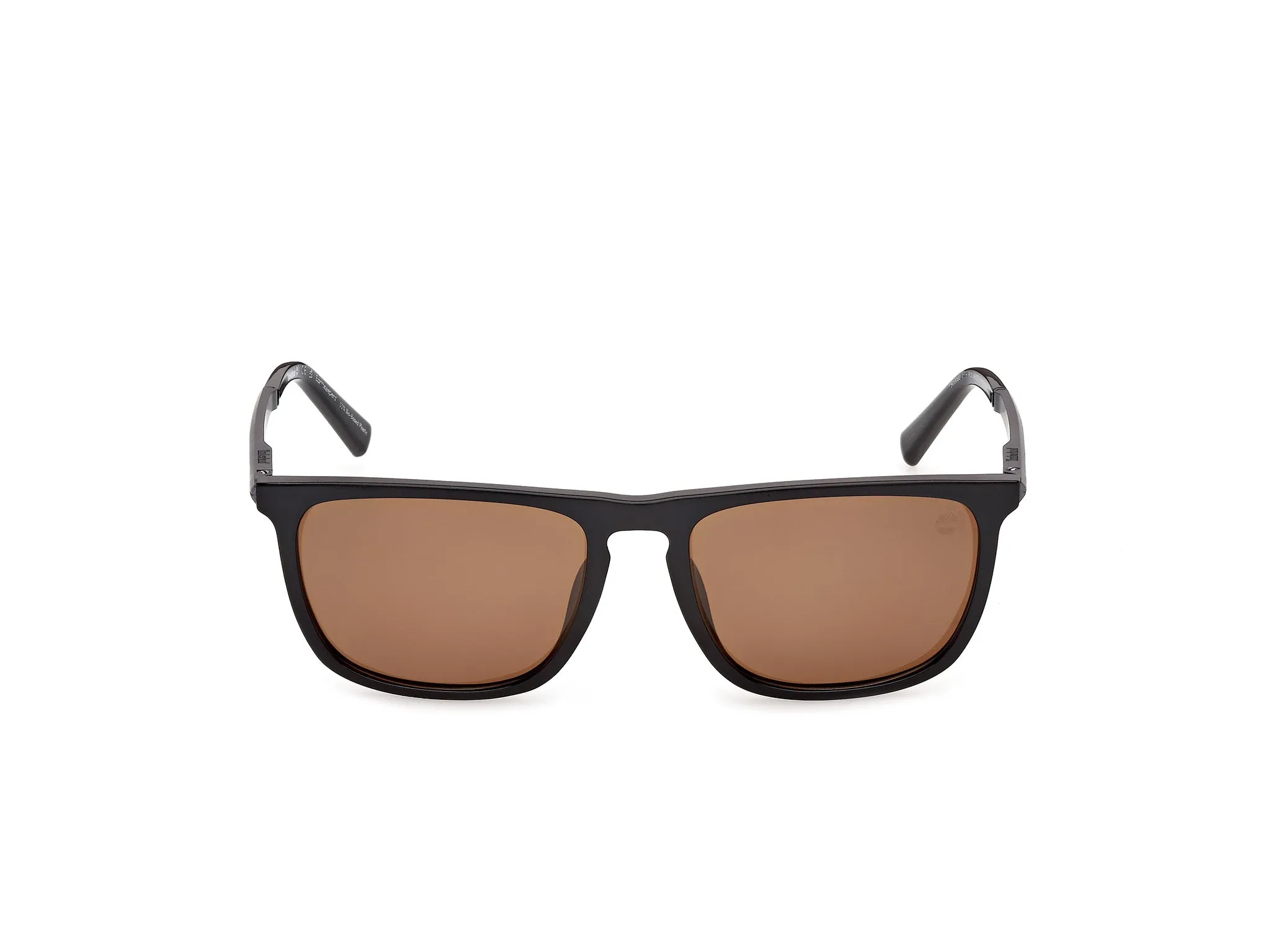 Timberland TB00088 01H Occhiali da sole Iniettato Nero Marrone Squadrata Polarizzata - immagine 2