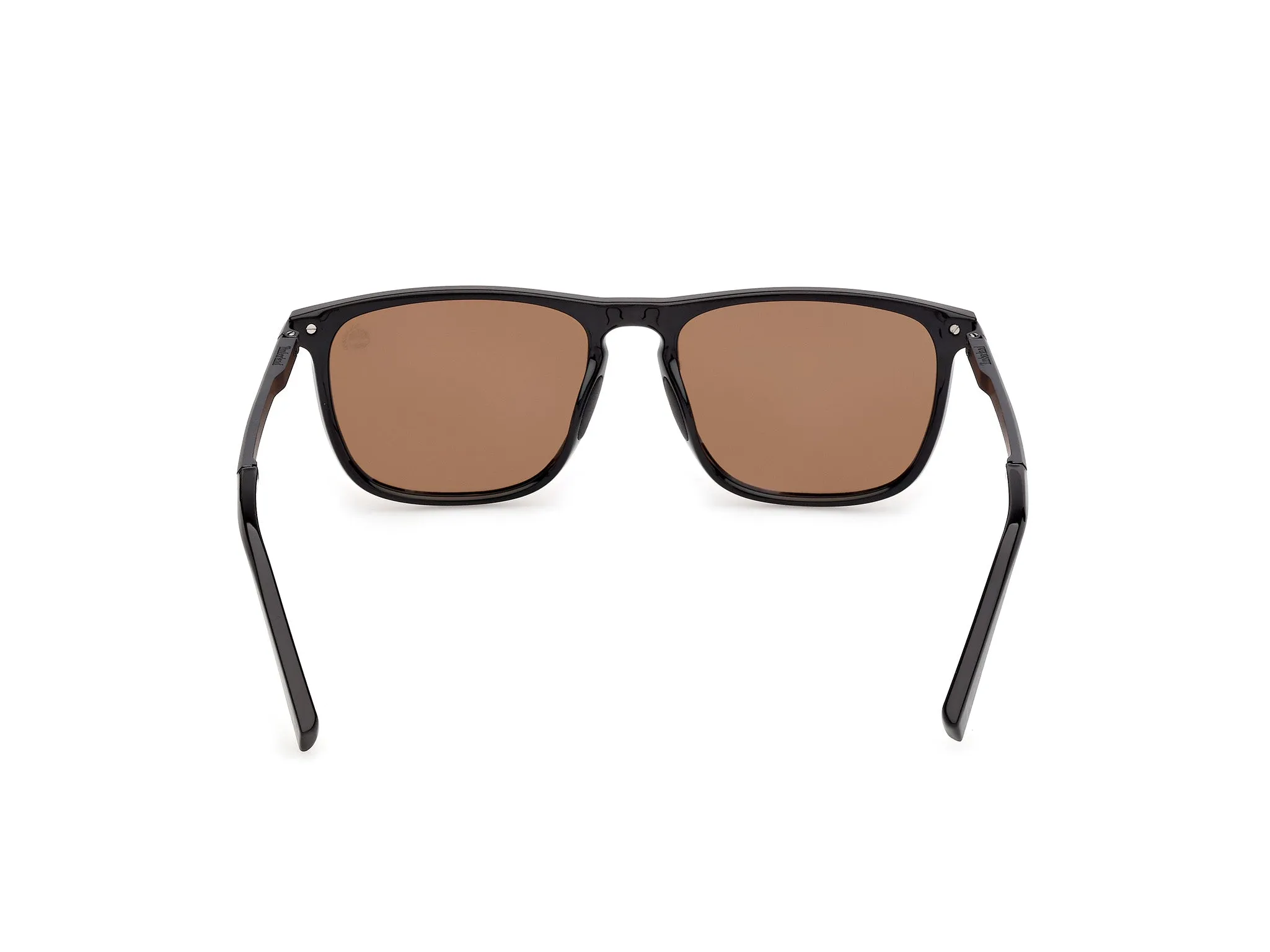 Timberland TB00088 01H Occhiali da sole Iniettato Nero Marrone Squadrata Polarizzata - immagine 4