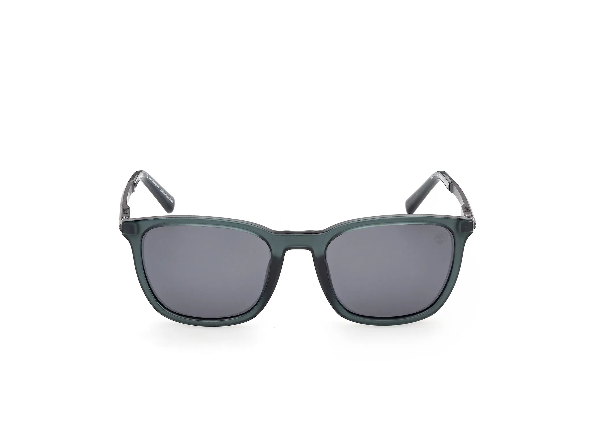 Timberland TB00087 92D Occhiali da sole Iniettato Blu Fumo Squadrata Polarizzata - immagine 2