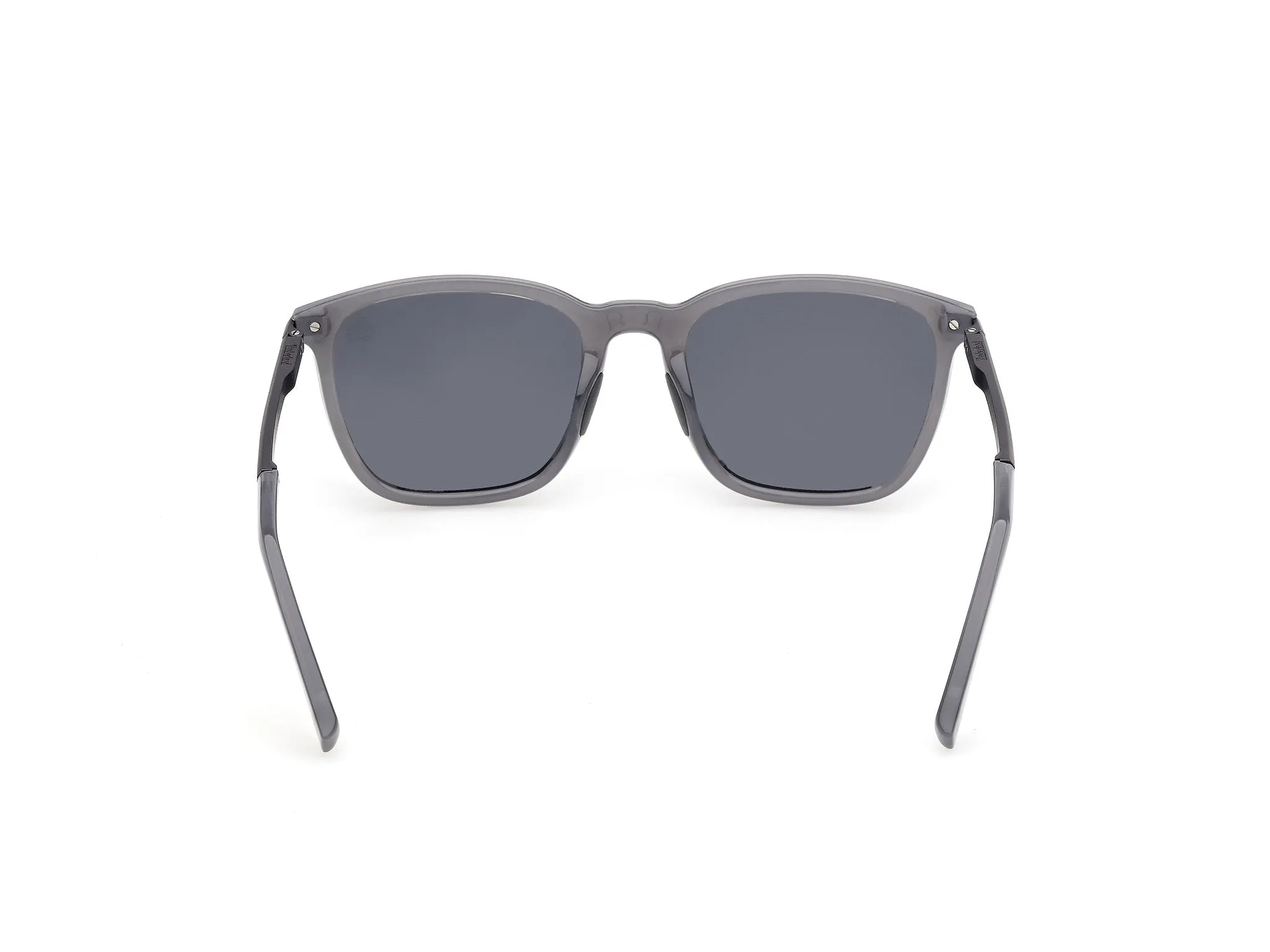 Timberland TB00087 20D Occhiali da sole Iniettato Grigio Fumo Squadrata Polarizzata - immagine 4