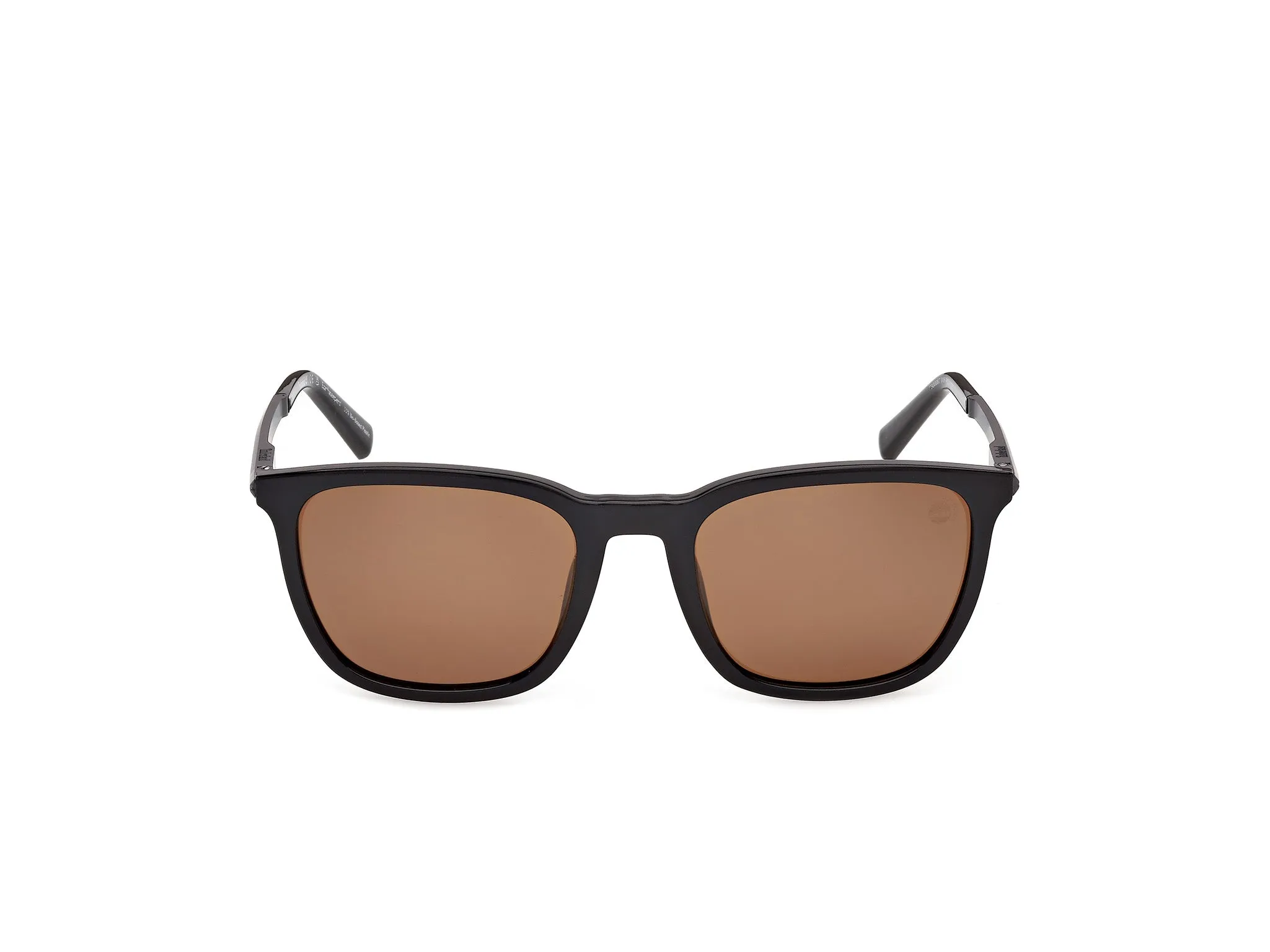 Timberland TB00087 01H Occhiali da sole Iniettato Nero Marrone Squadrata Polarizzata - immagine 2