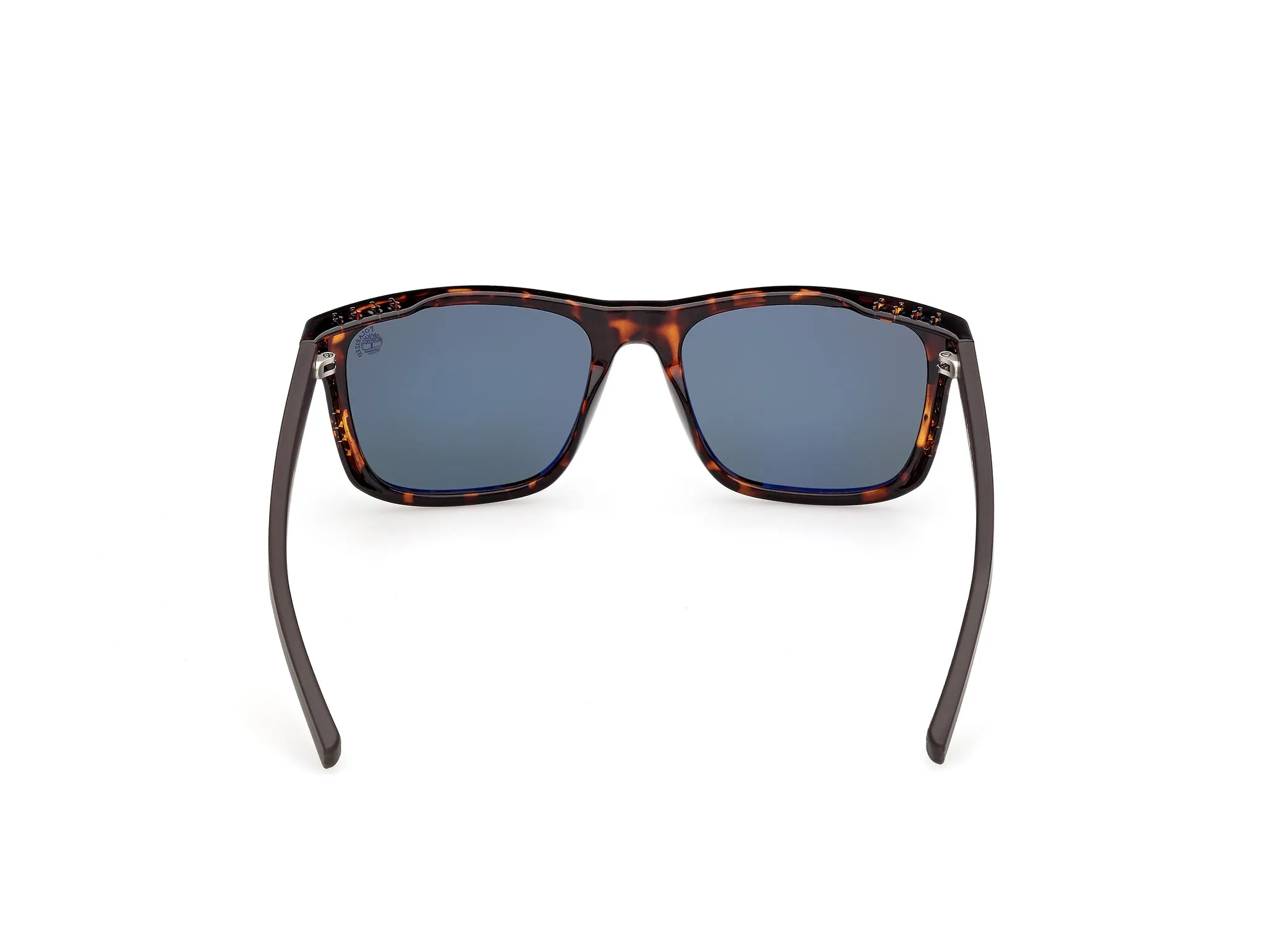 Timberland TB00086 52R Occhiali da sole Iniettato Havana Verde Squadrata Polarizzata - immagine 4