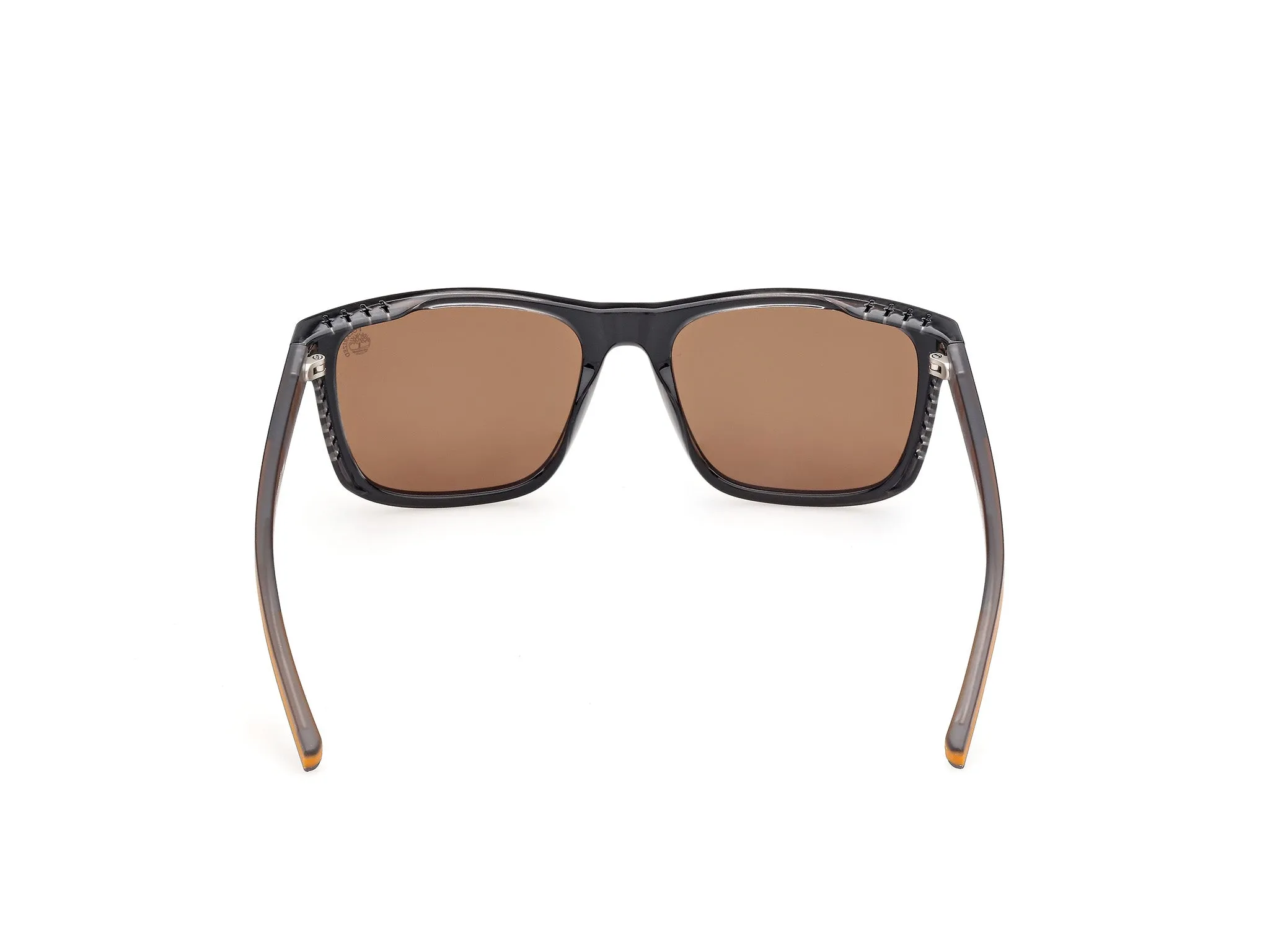 Timberland TB00086 20H Occhiali da sole Iniettato Grigio Marrone Squadrata Polarizzata - immagine 4