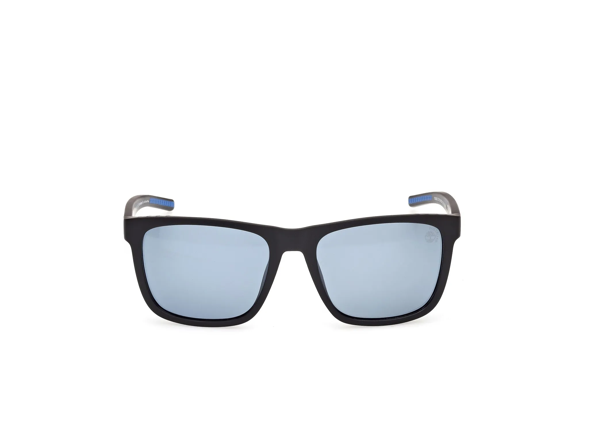 Timberland TB00086 02D Occhiali da sole Iniettato Nero Blu Squadrata Polarizzata - immagine 2