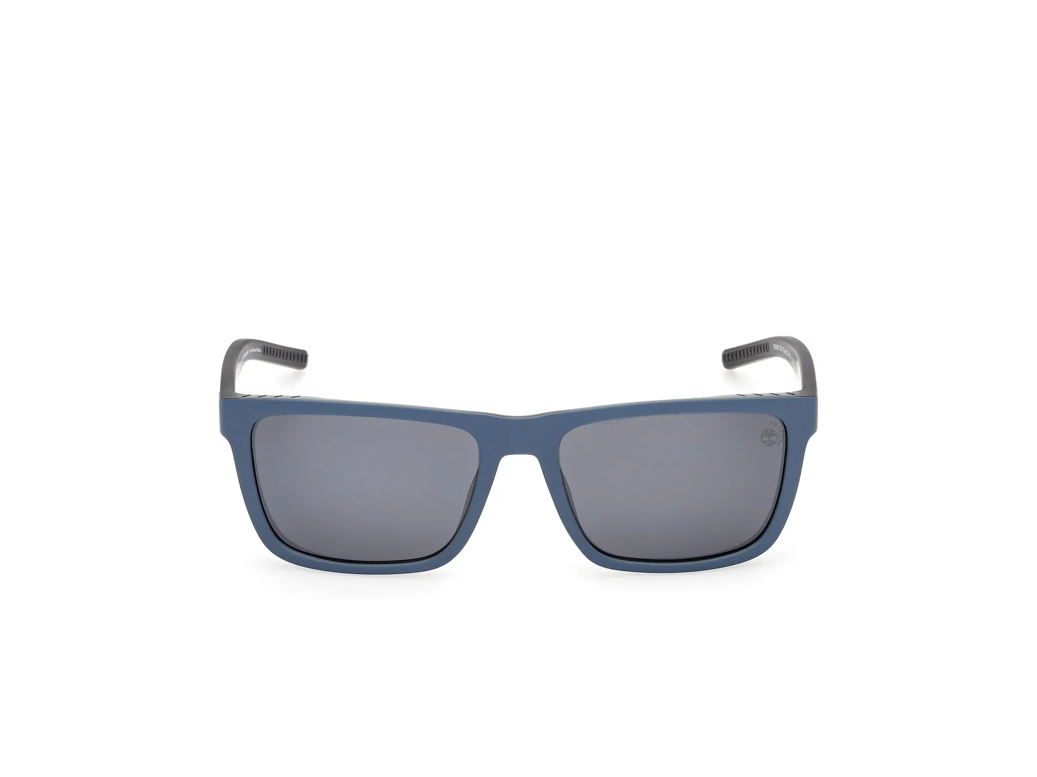 Timberland TB00085 92D Occhiali da sole Iniettato Blu Fumo Squadrata Polarizzata - immagine 2