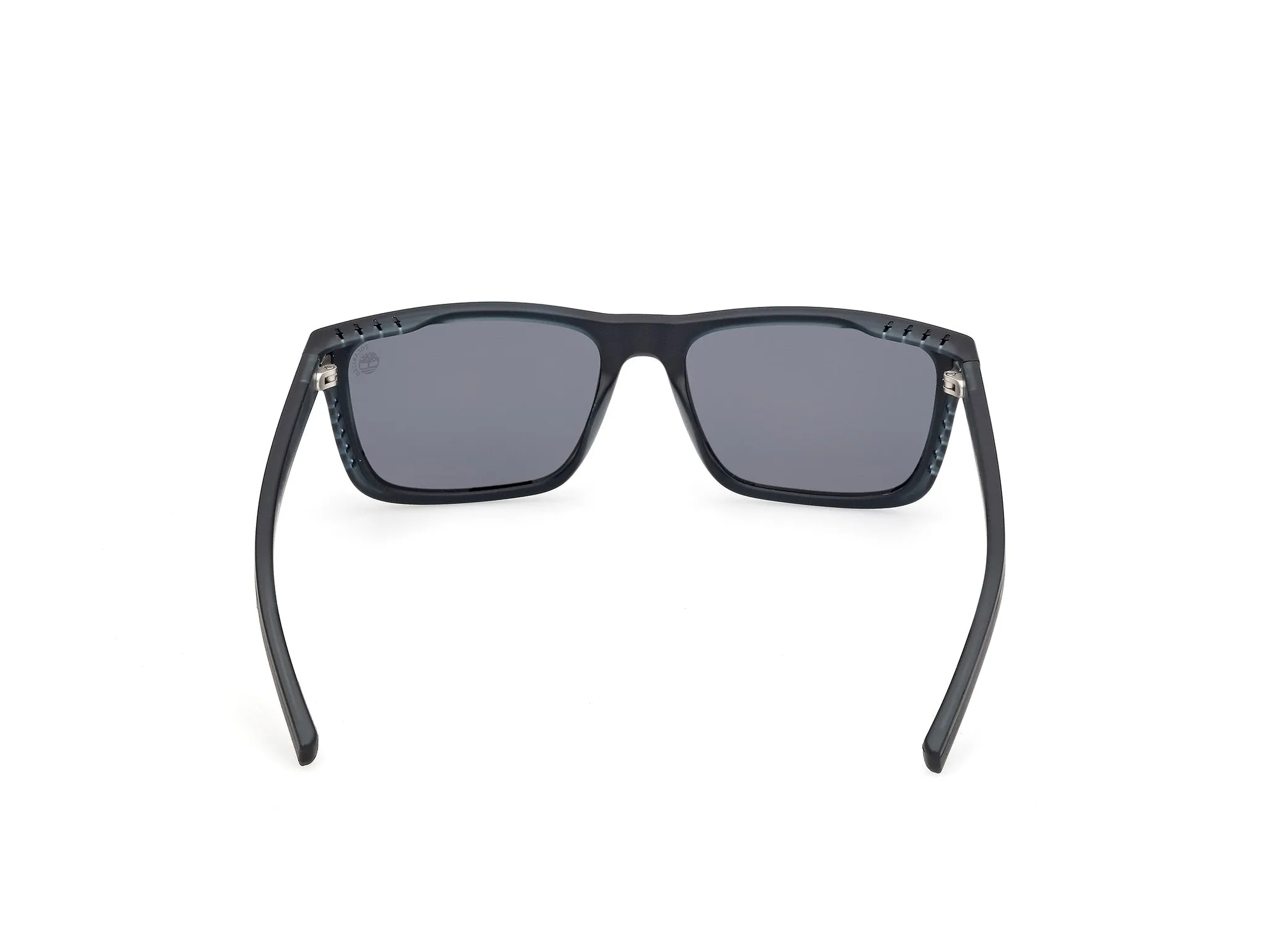 Timberland TB00085 92D Occhiali da sole Iniettato Blu Fumo Squadrata Polarizzata - immagine 4