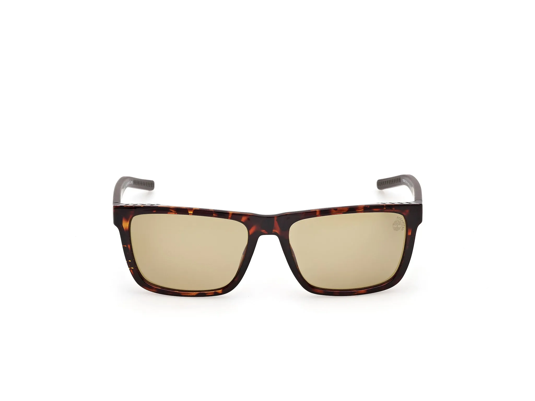Timberland TB00085 52R Occhiali da sole Iniettato Havana Verde Squadrata Polarizzata - immagine 2