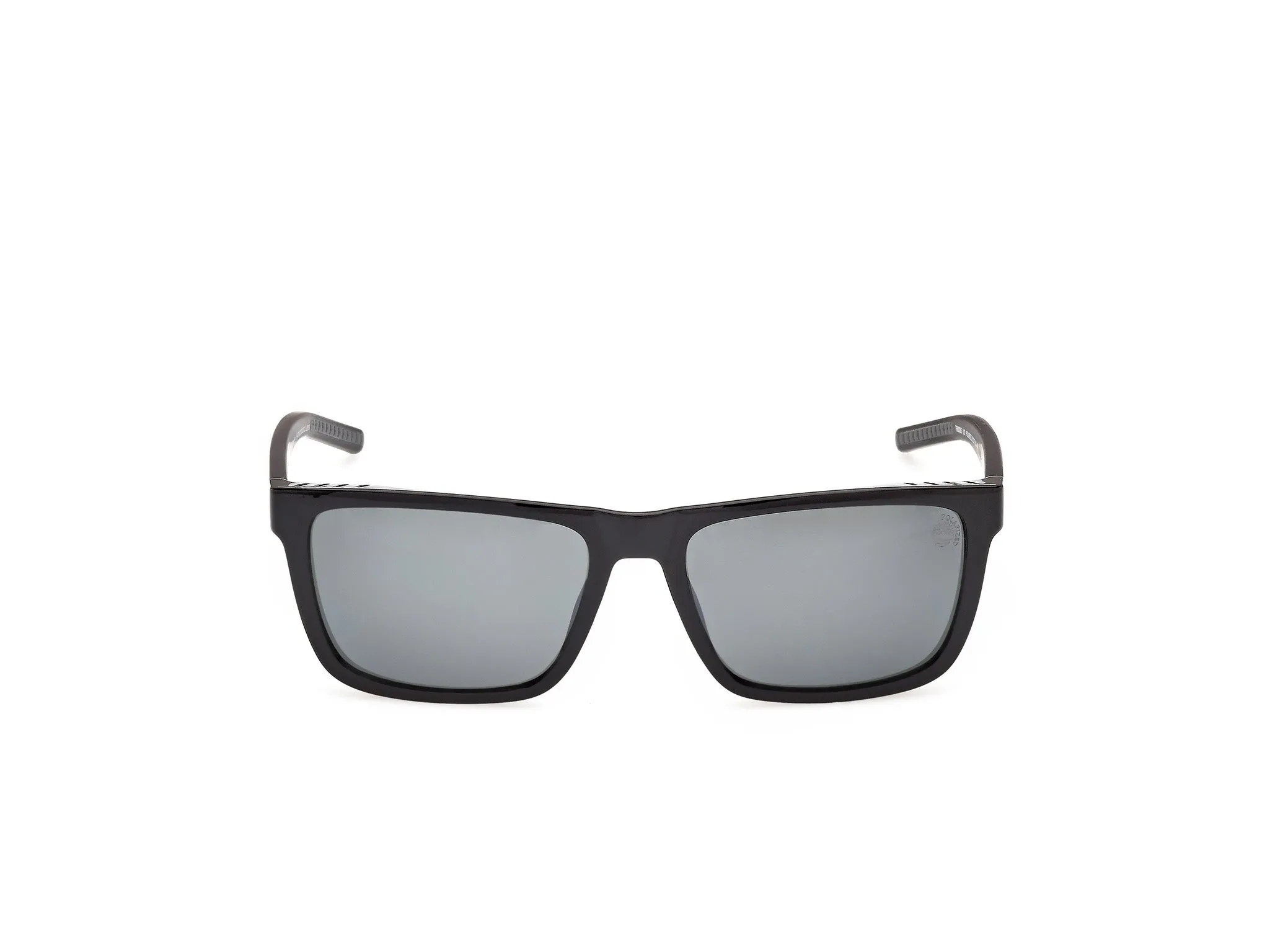 Timberland TB00085 01D Occhiali da sole Iniettato Nero Fumo Squadrata Polarizzata - immagine 2