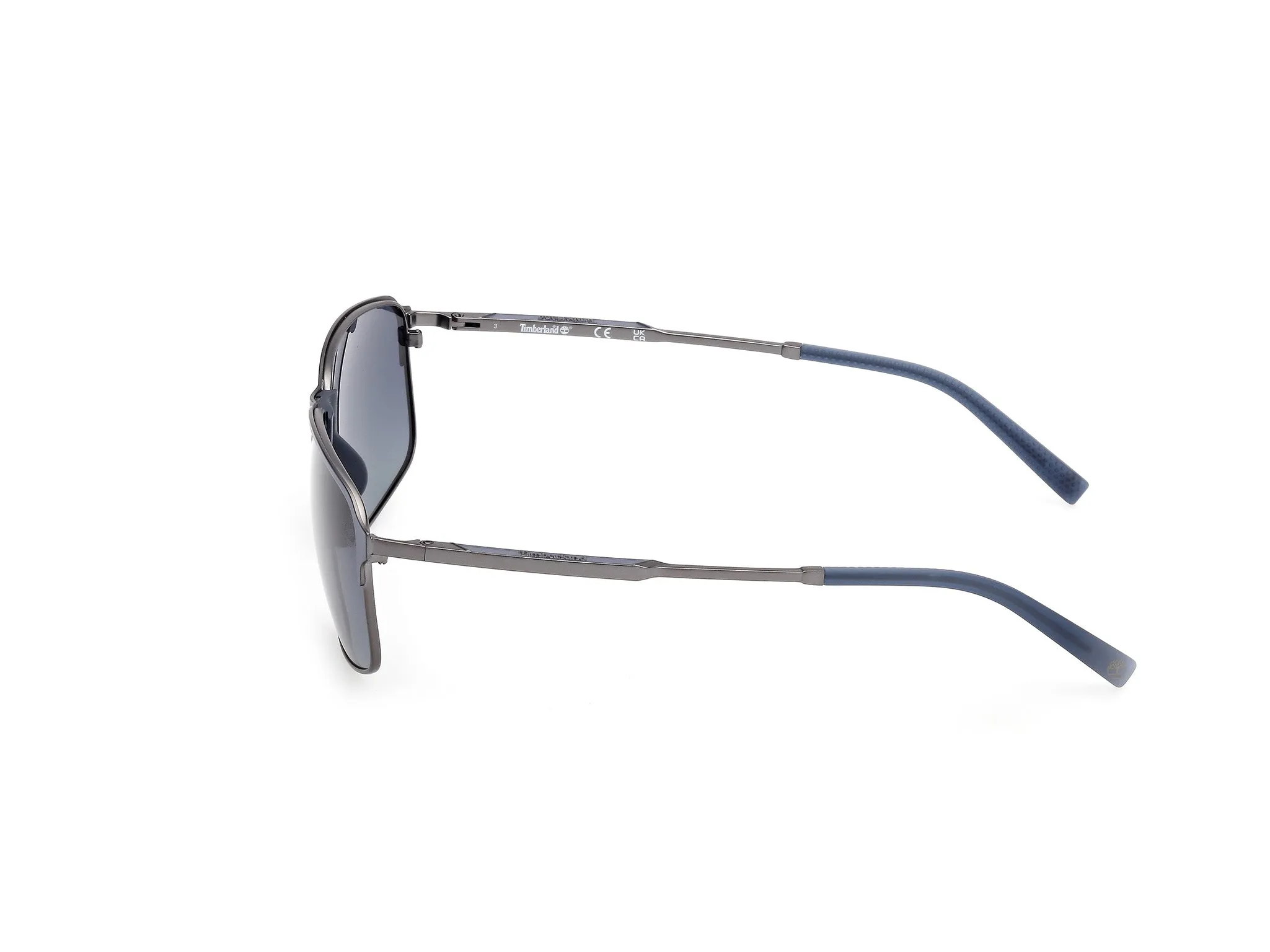 Timberland TB00040 91D Occhiali da sole Metallo Blu Blu Squadrata Polarizzata - immagine 3