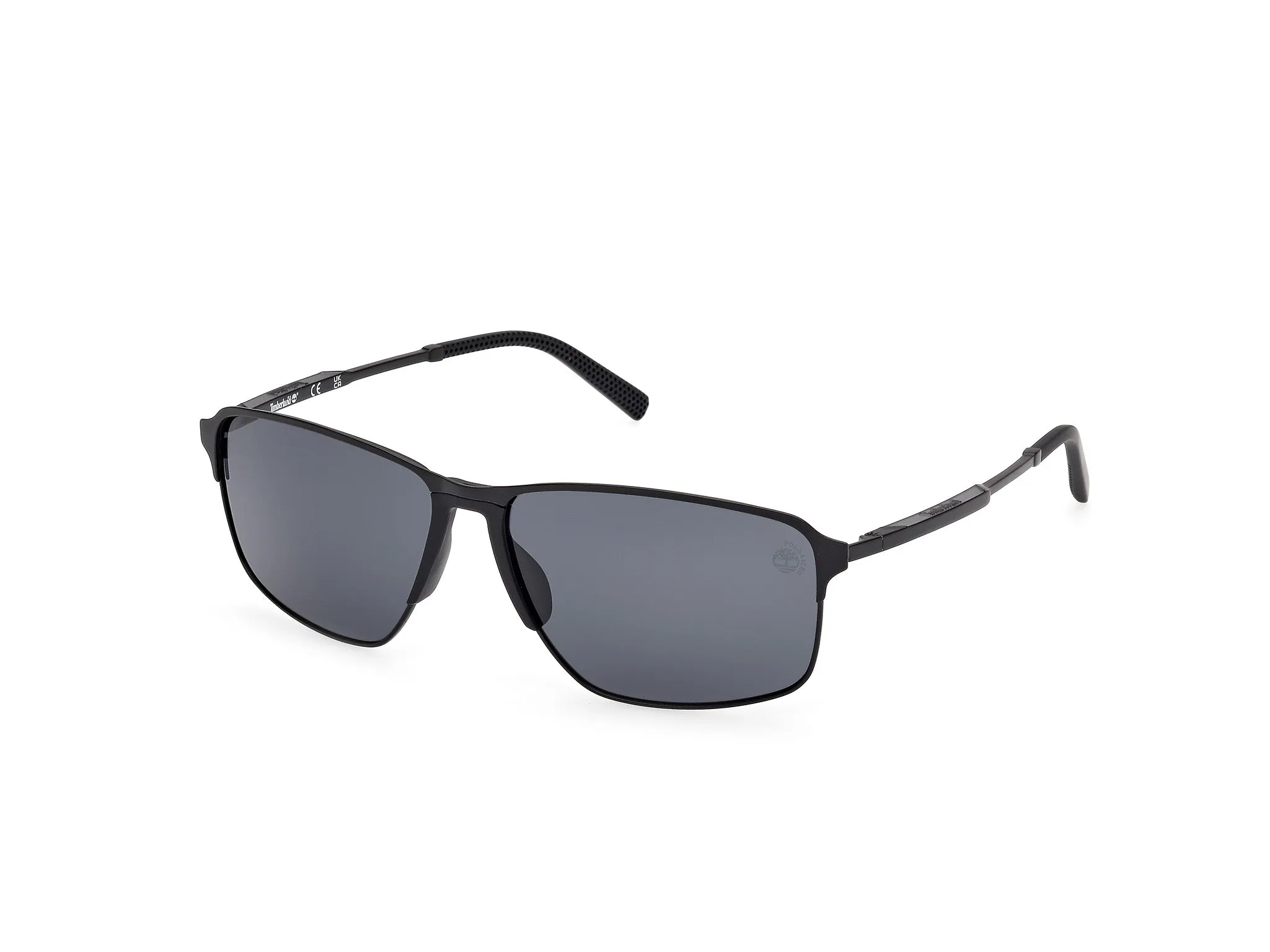 Timberland TB00040 02D Occhiali da sole Metallo Nero Blu Squadrata Polarizzata - immagine 1
