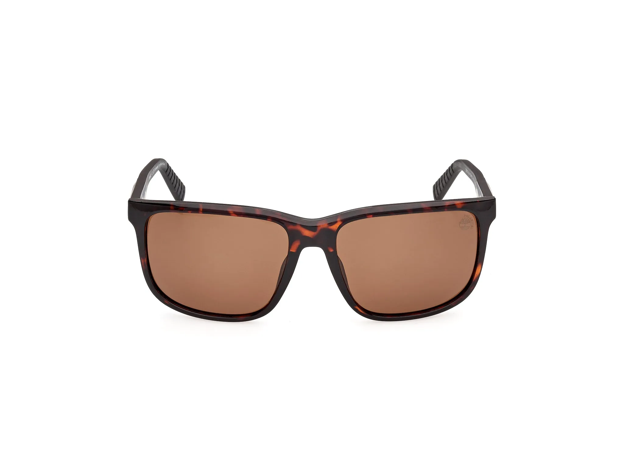 Timberland TB00037 52H Occhiali da sole Iniettato Havana Marrone Squadrata Polarizzata - immagine 2