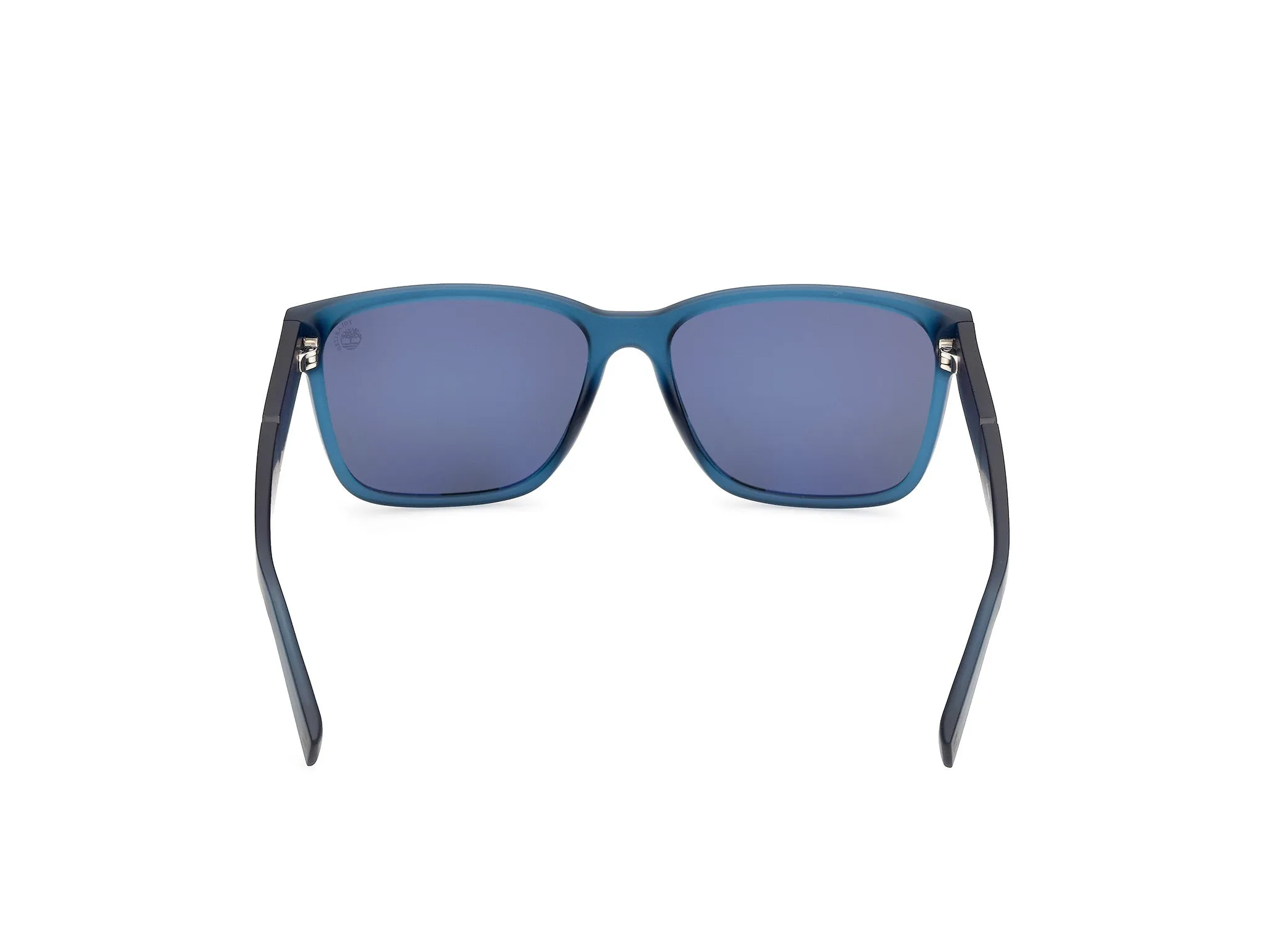 Timberland TB9335-H 91D Occhiali da sole Iniettato Blu Blu Squadrata Polarizzata - immagine 4