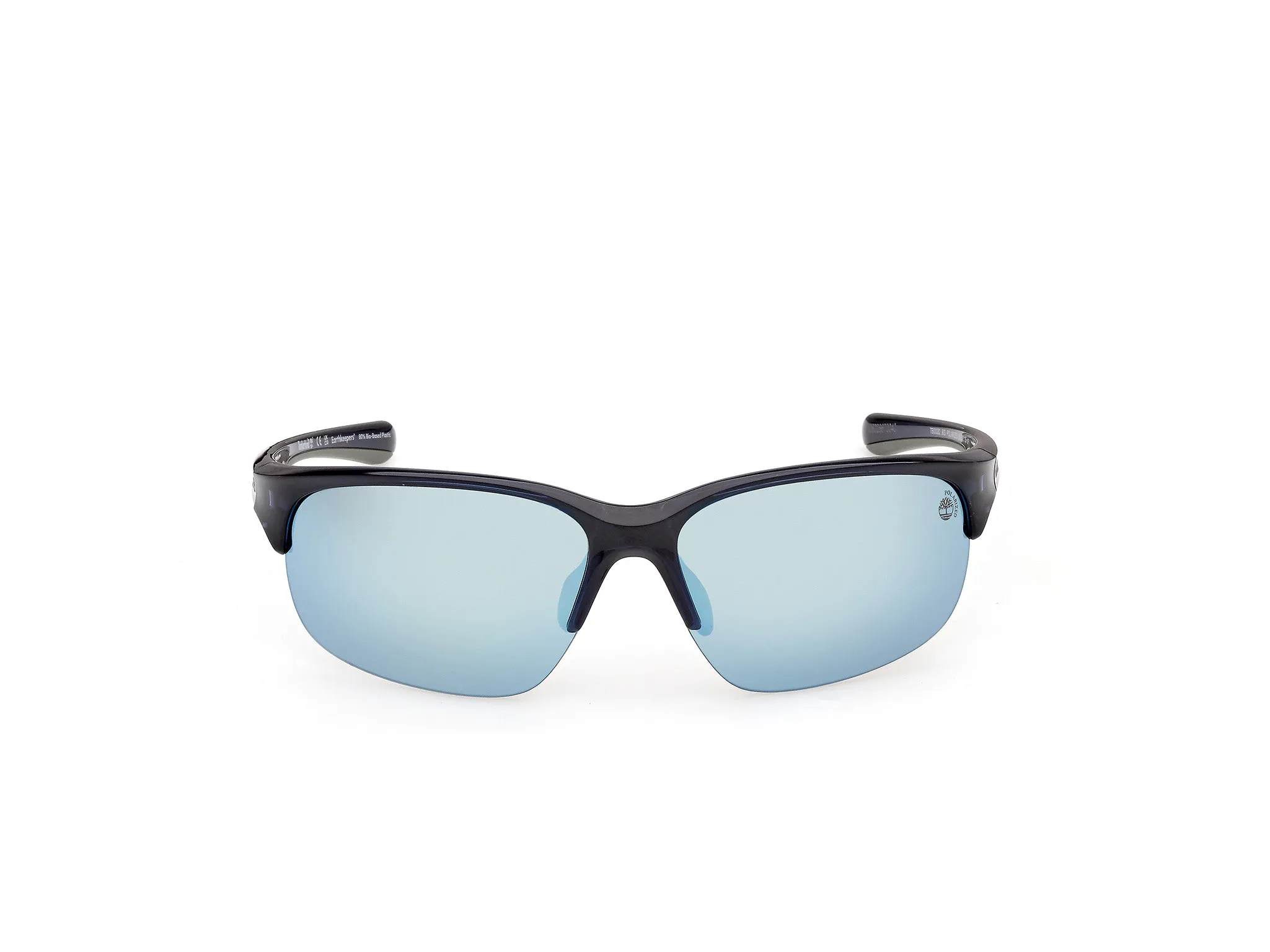 Timberland TB00082 90D Occhiali da sole Iniettato Blu Blu Squadrata Polarizzata - immagine 2