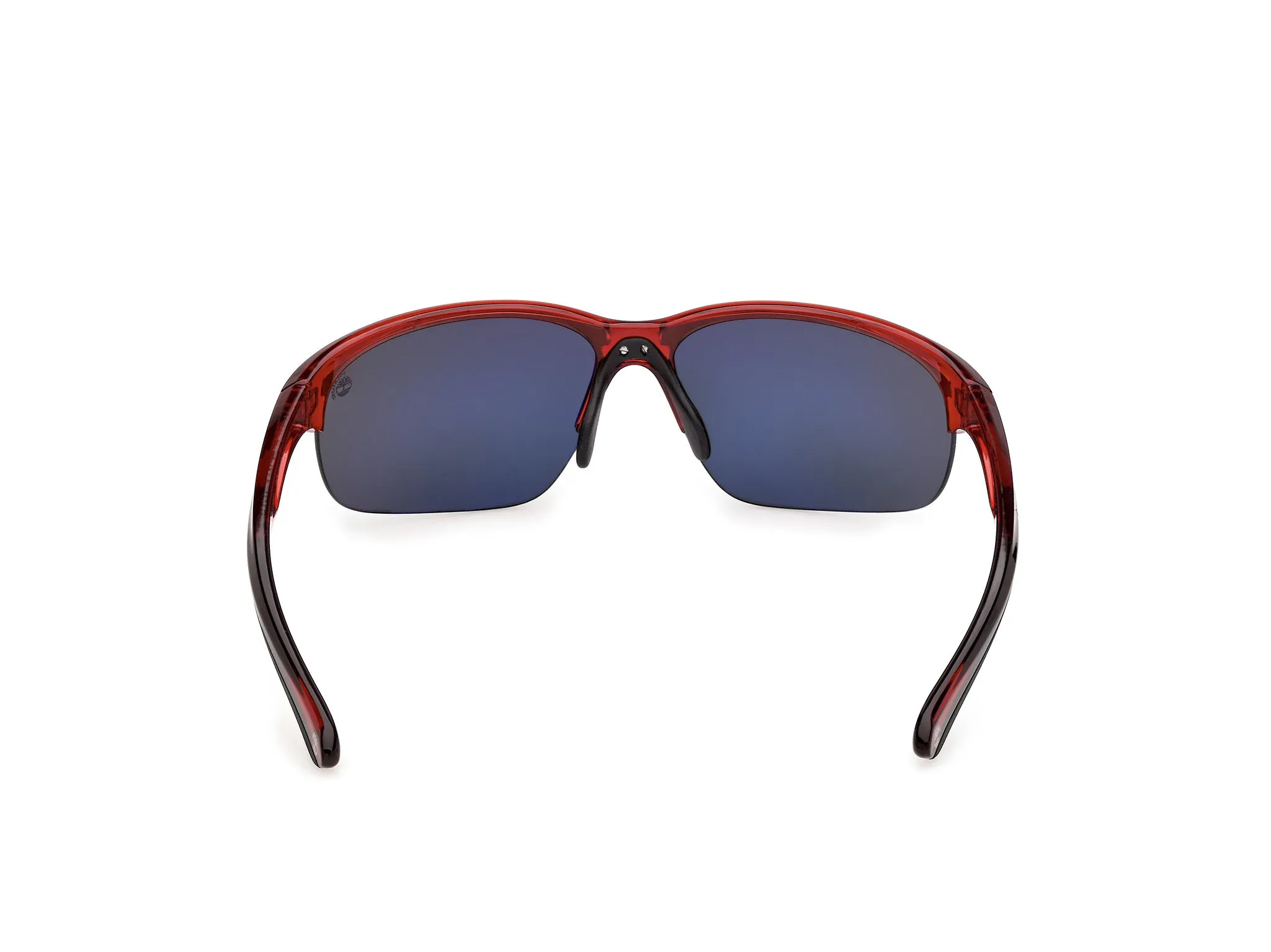 Timberland TB00082 66D Occhiali da sole Iniettato Rosso Fumo Squadrata Polarizzata - immagine 4