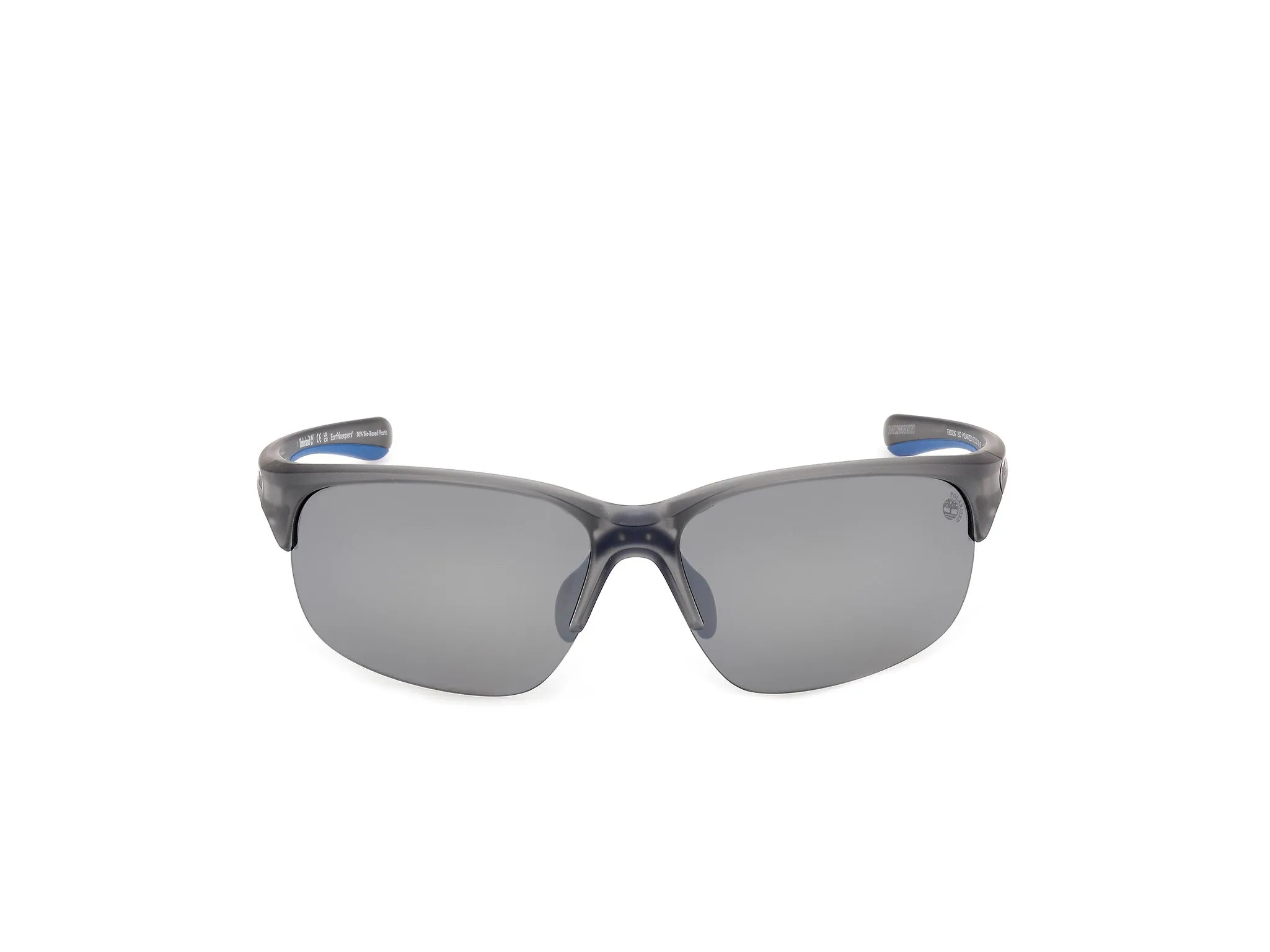 Timberland TB00082 20D Occhiali da sole Iniettato Grigio Fumo Squadrata Polarizzata - immagine 2