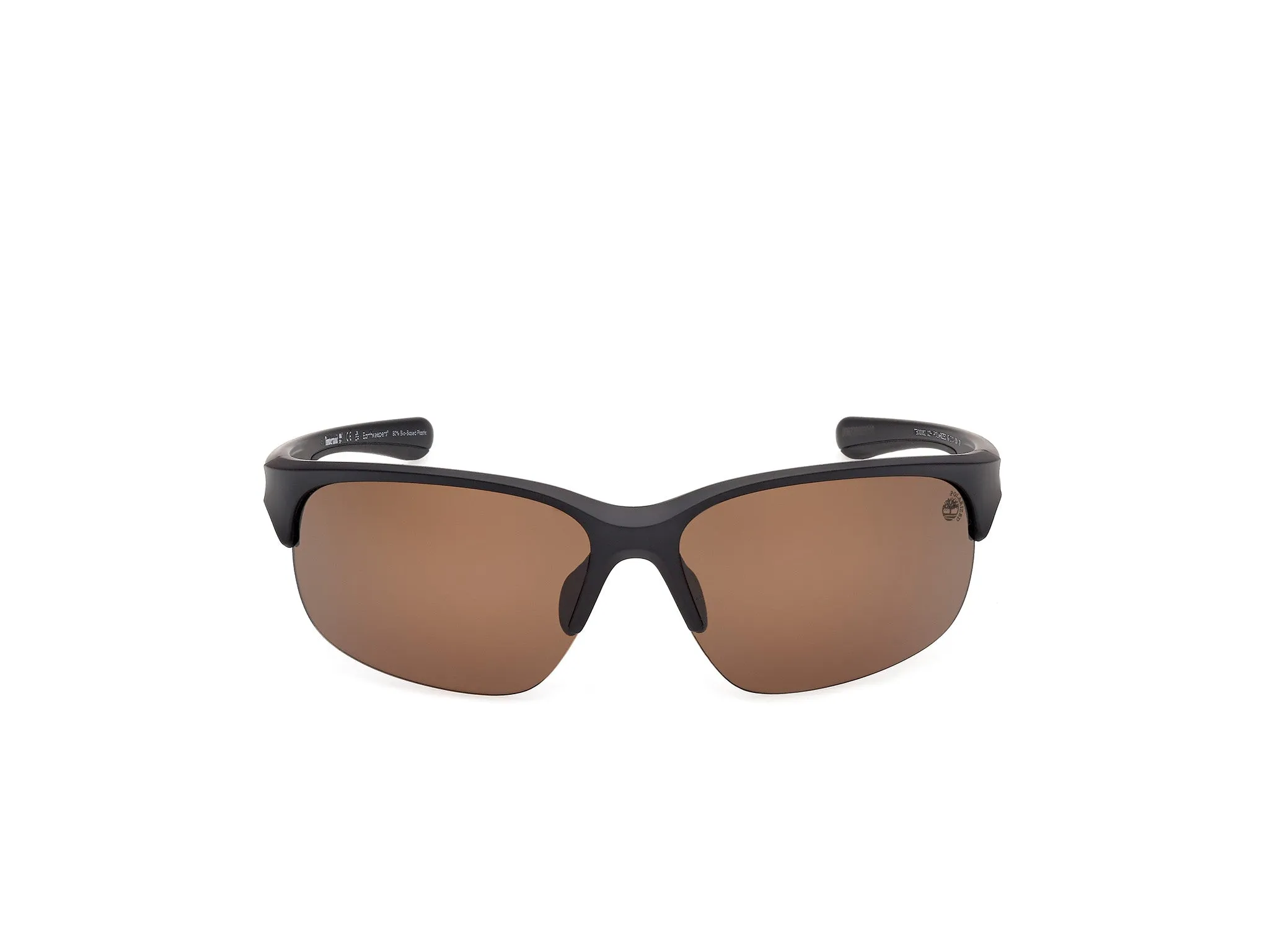 Timberland TB00082 02H Occhiali da sole Iniettato Nero Marrone Squadrata Polarizzata - immagine 2