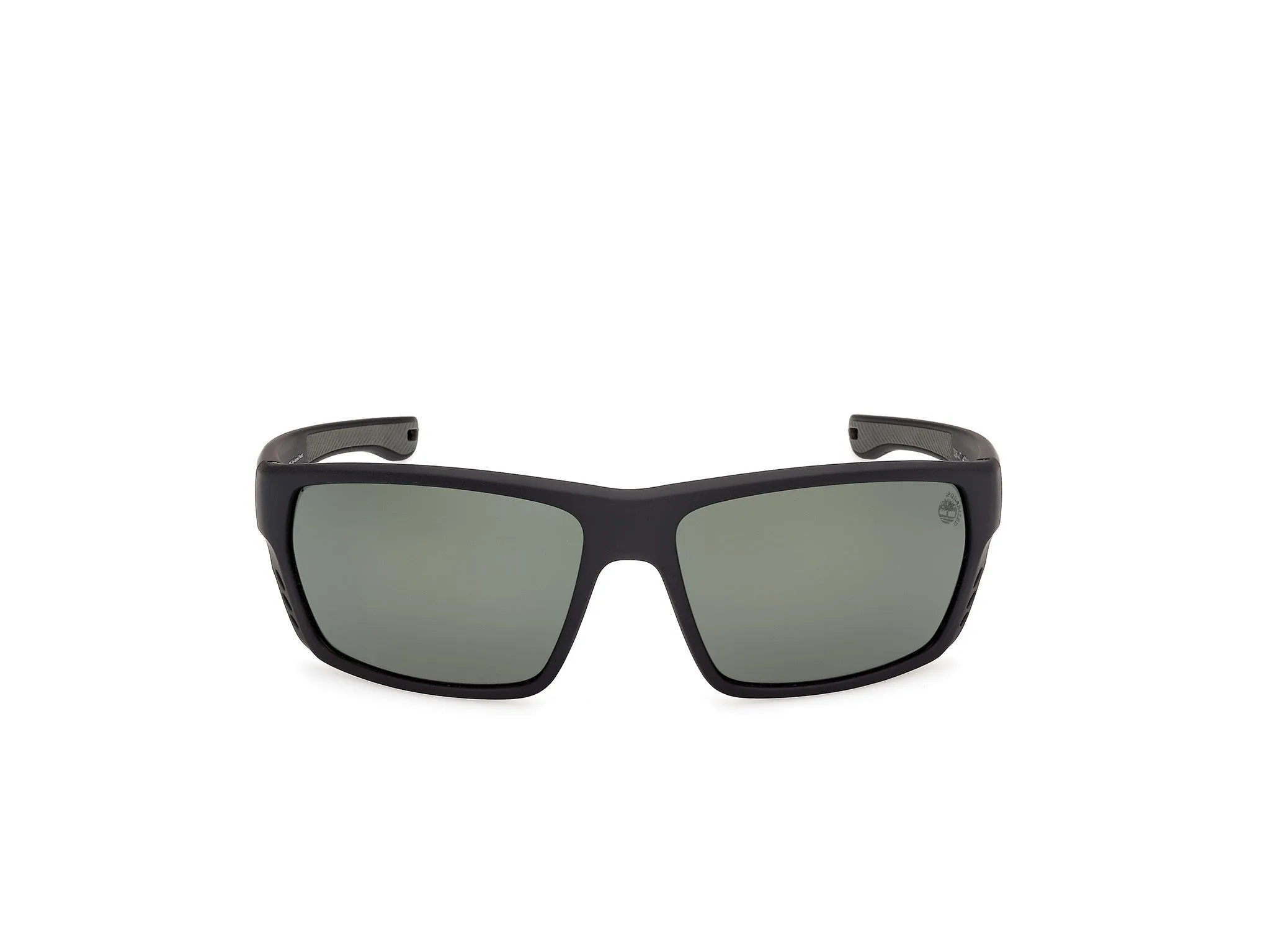 Timberland TB00002 02R Occhiali da sole Iniettato Nero Verde Squadrata Polarizzata - immagine 2