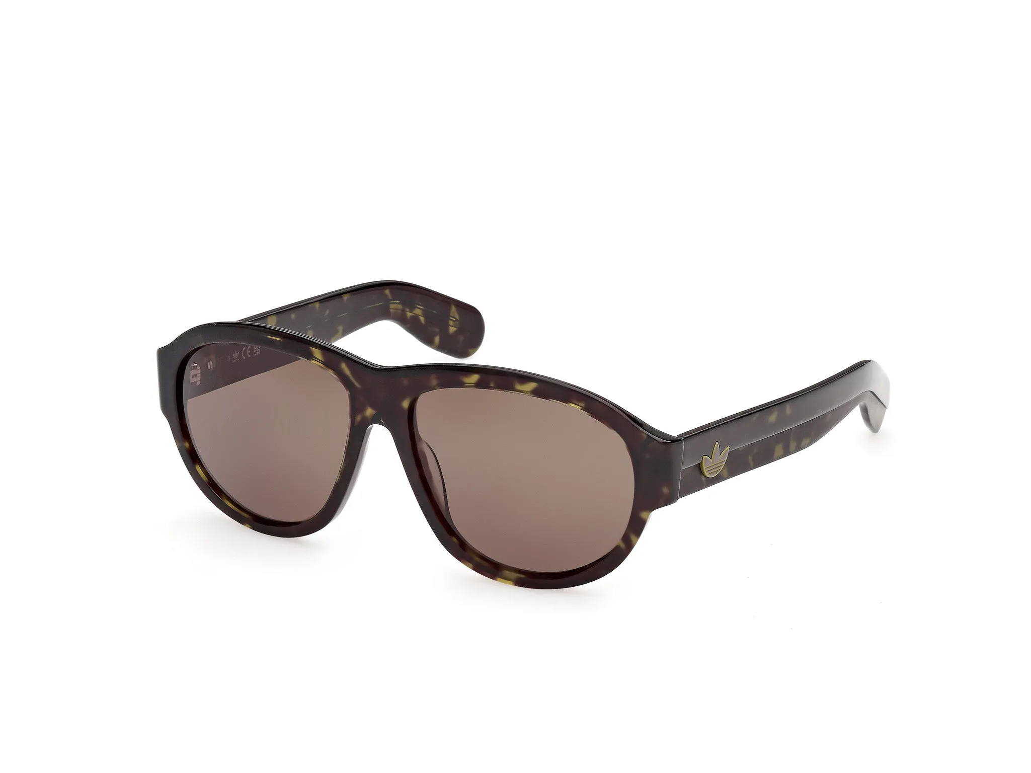 Adidas Sport OR0150 52J Occhiali da sole Acetato Havana Roviex Pilot Normale - immagine 1
