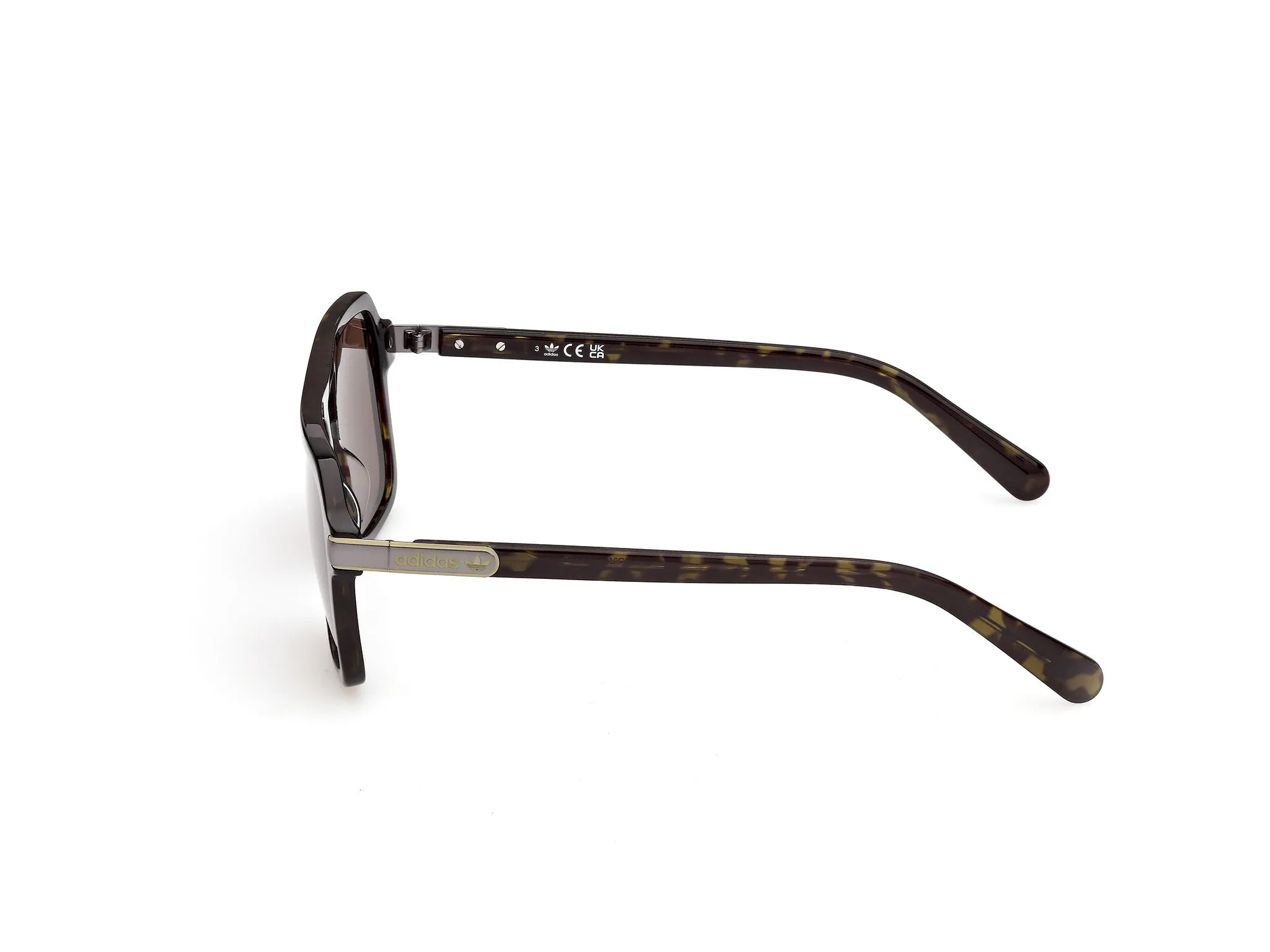 Adidas Sport OR0149 52J Occhiali da sole Acetato Havana Roviex Squadrata Normale - immagine 3
