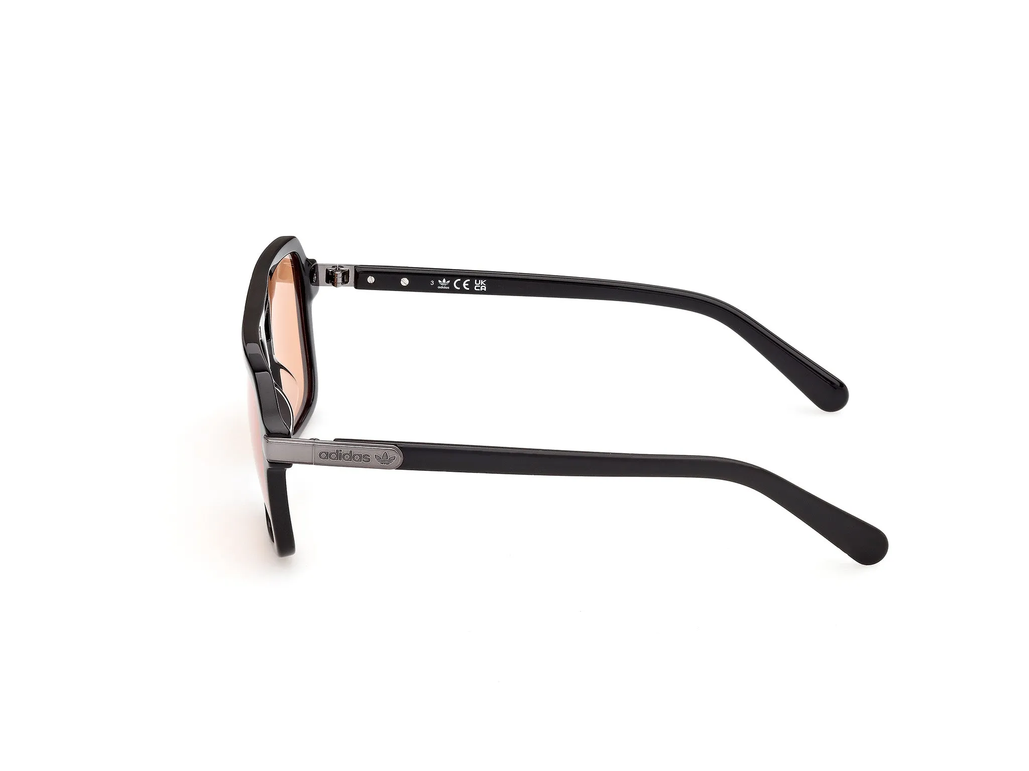 Adidas Sport OR0149 01E Occhiali da sole Acetato Nero Marrone Squadrata Normale - immagine 3