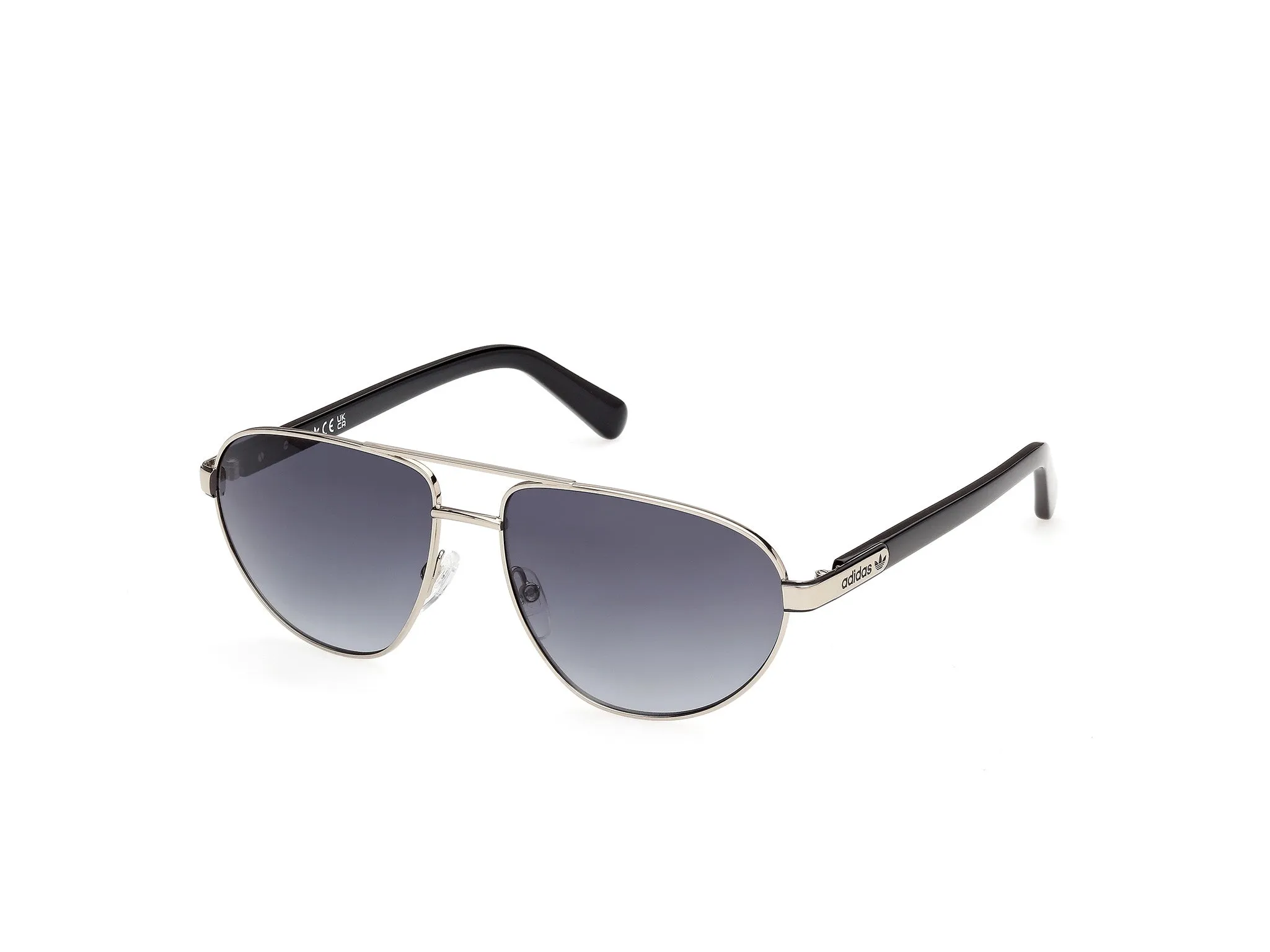 Adidas Sport OR0148 16B Occhiali da sole Metallo Palladio Fumo Pilot Normale - immagine 1