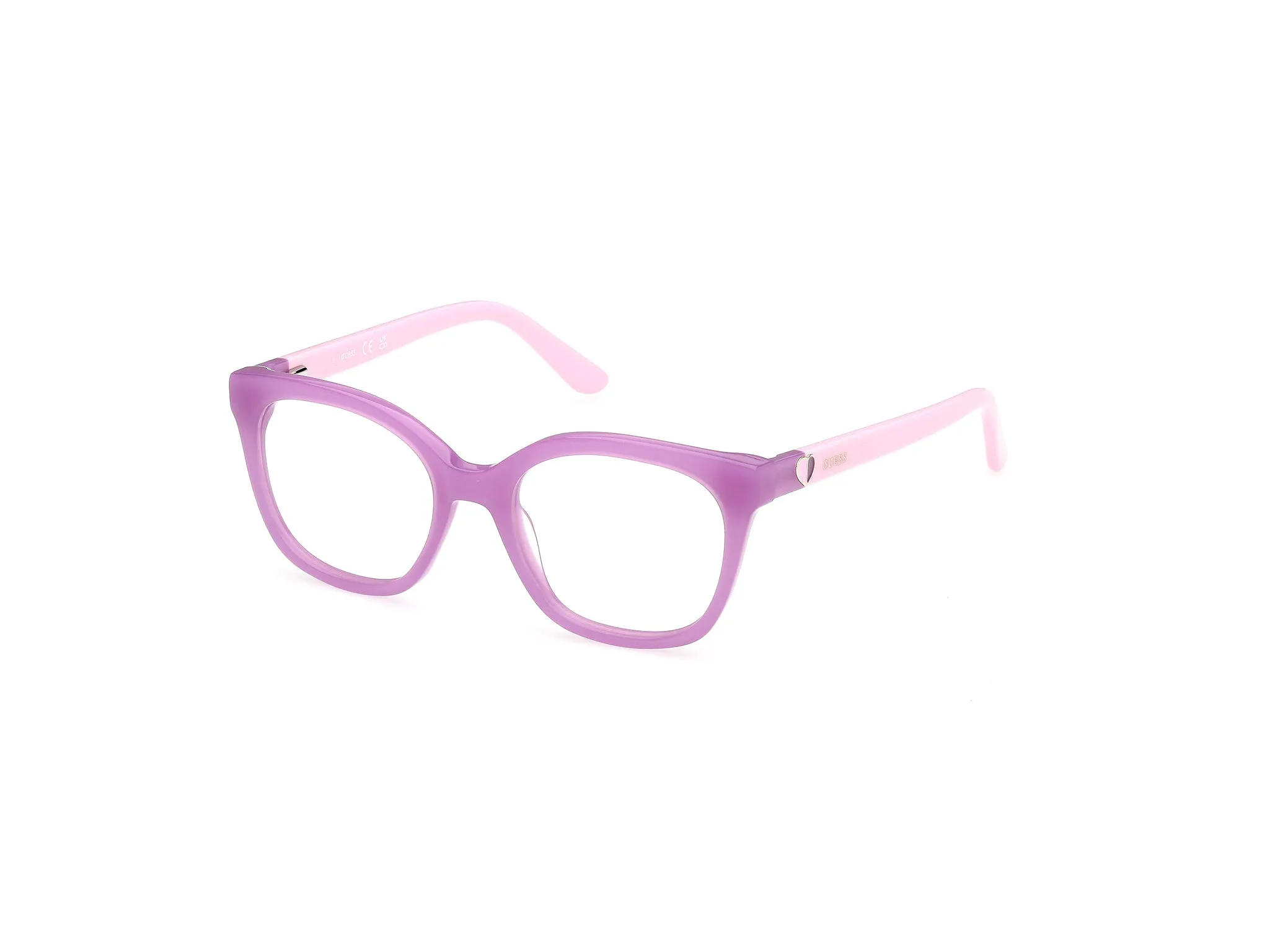 Guess GU50397 83 Montature da vista Acetato Viola Squadrata Normale - immagine 1
