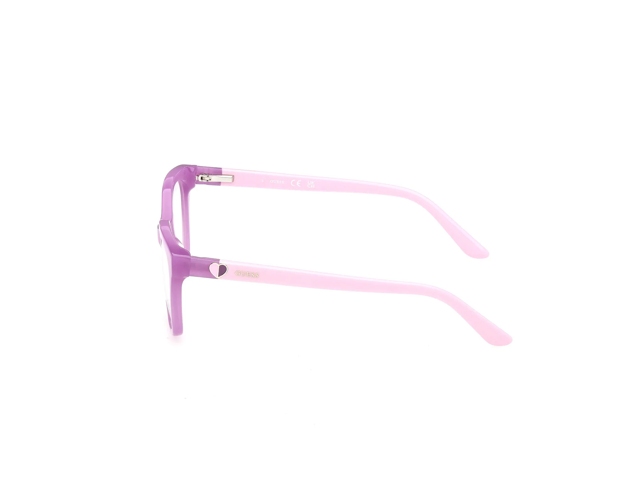 Guess GU50397 83 Montature da vista Acetato Viola Squadrata Normale - immagine 3
