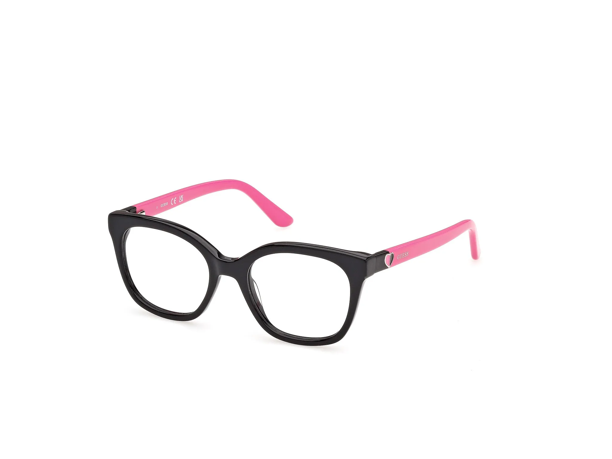Guess GU50397 5 Montature da vista Acetato Nero Squadrata Normale - immagine 1