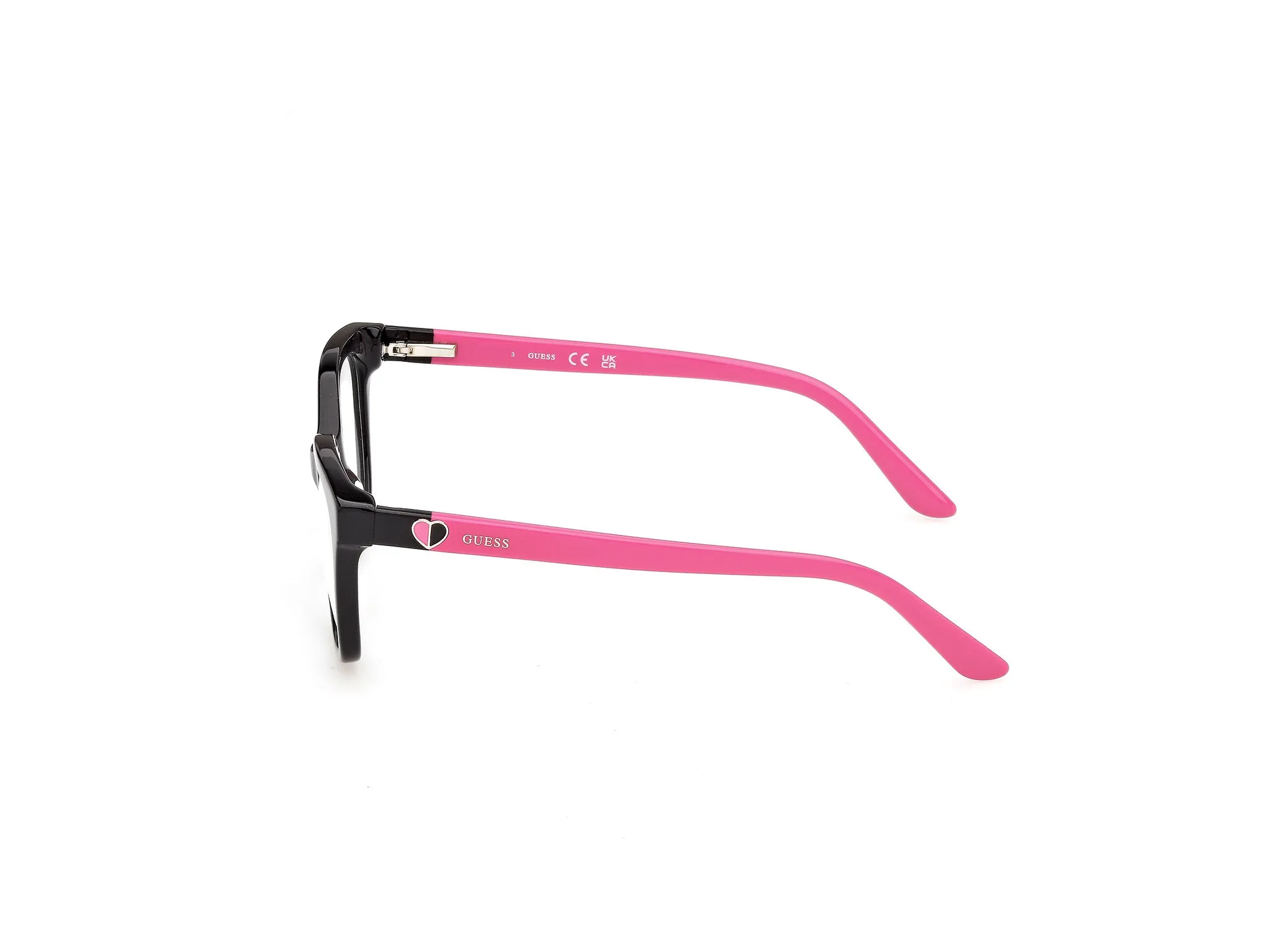 Guess GU50397 5 Montature da vista Acetato Nero Squadrata Normale - immagine 3