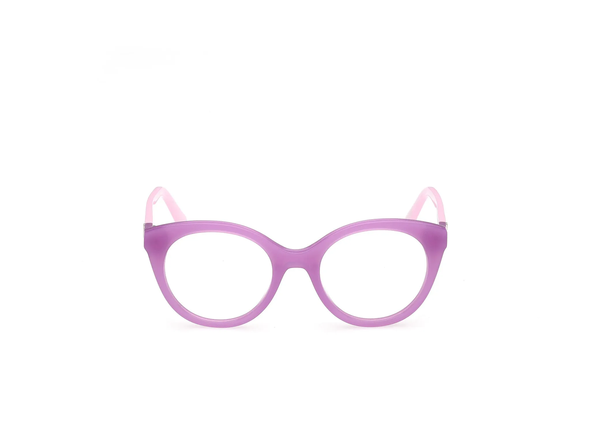 Guess GU50396 83 Montature da vista Acetato Viola Rotonda Normale - immagine 2