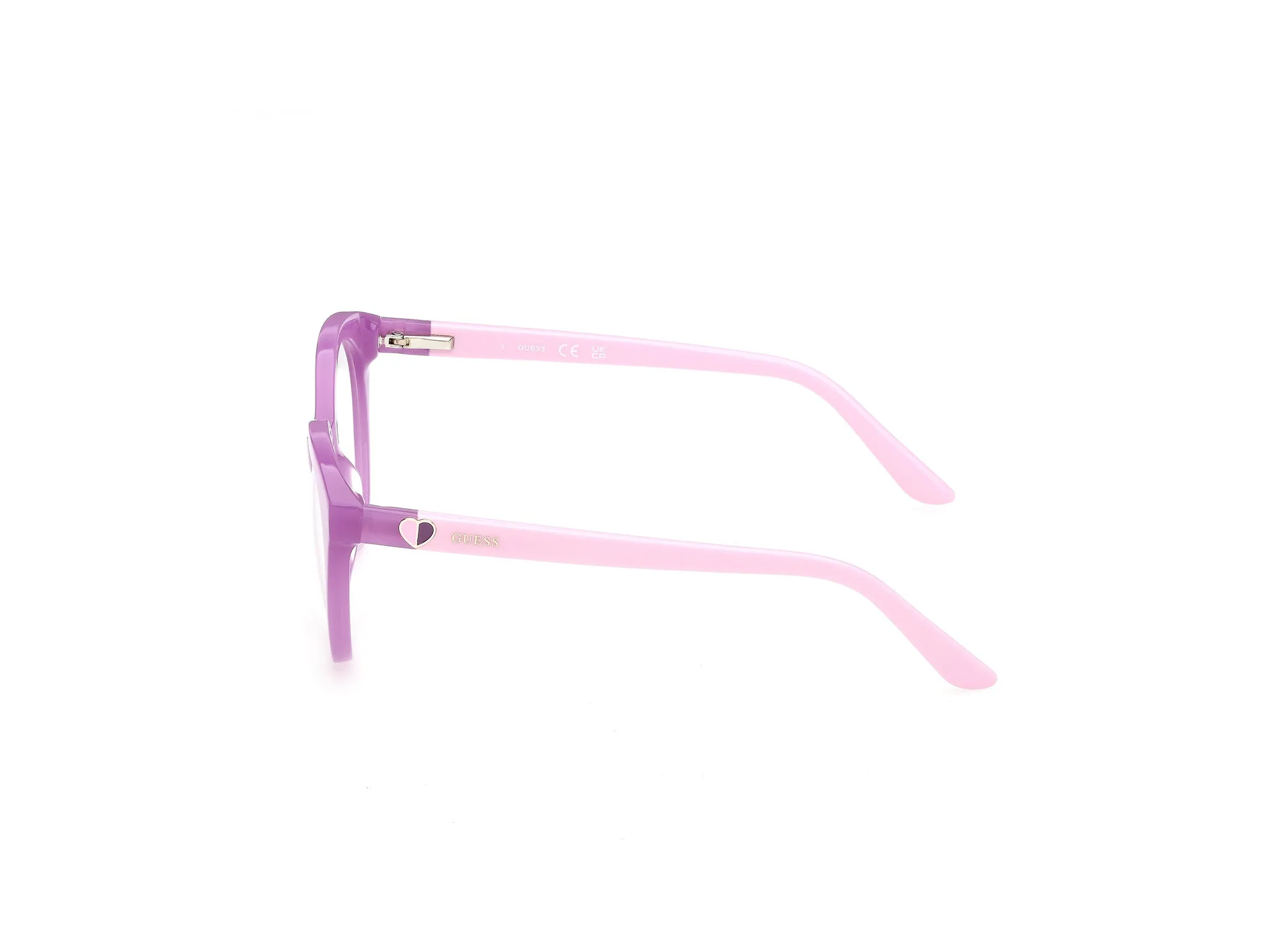Guess GU50396 83 Montature da vista Acetato Viola Rotonda Normale - immagine 3