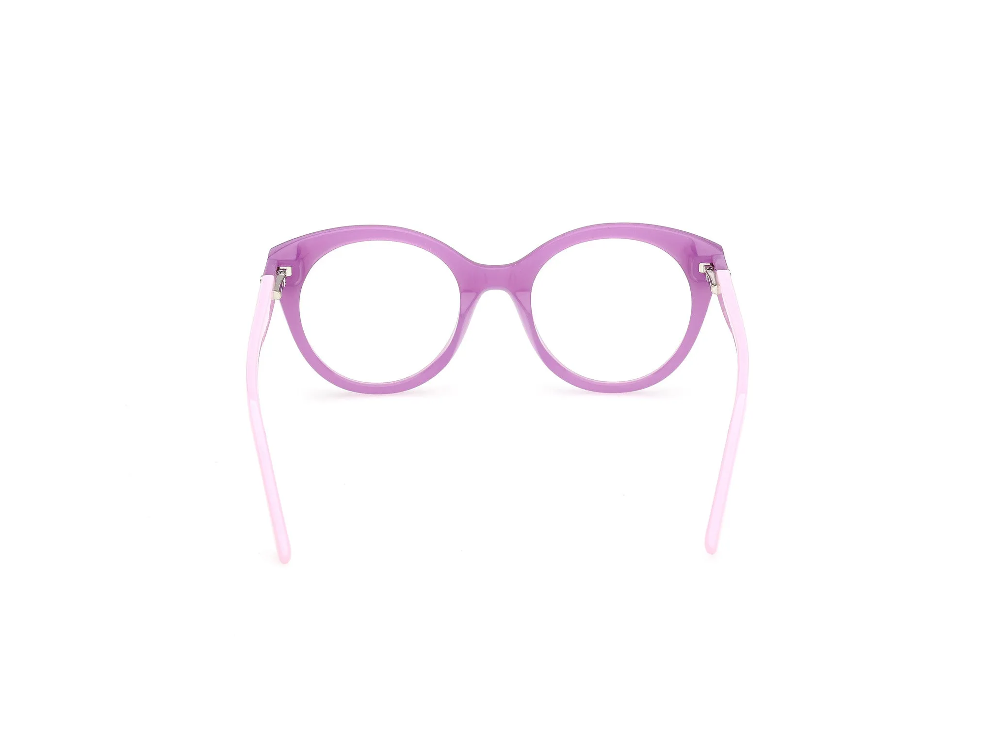 Guess GU50396 83 Montature da vista Acetato Viola Rotonda Normale - immagine 4