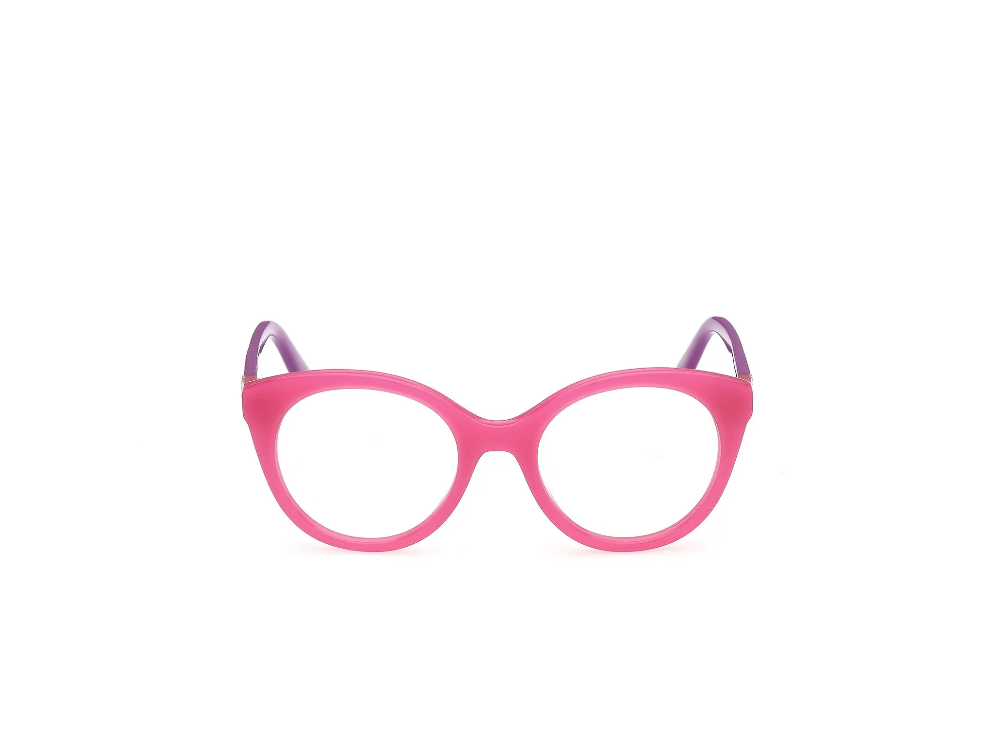 Guess GU50396 74 Montature da vista Acetato Rosa Rotonda Normale - immagine 2