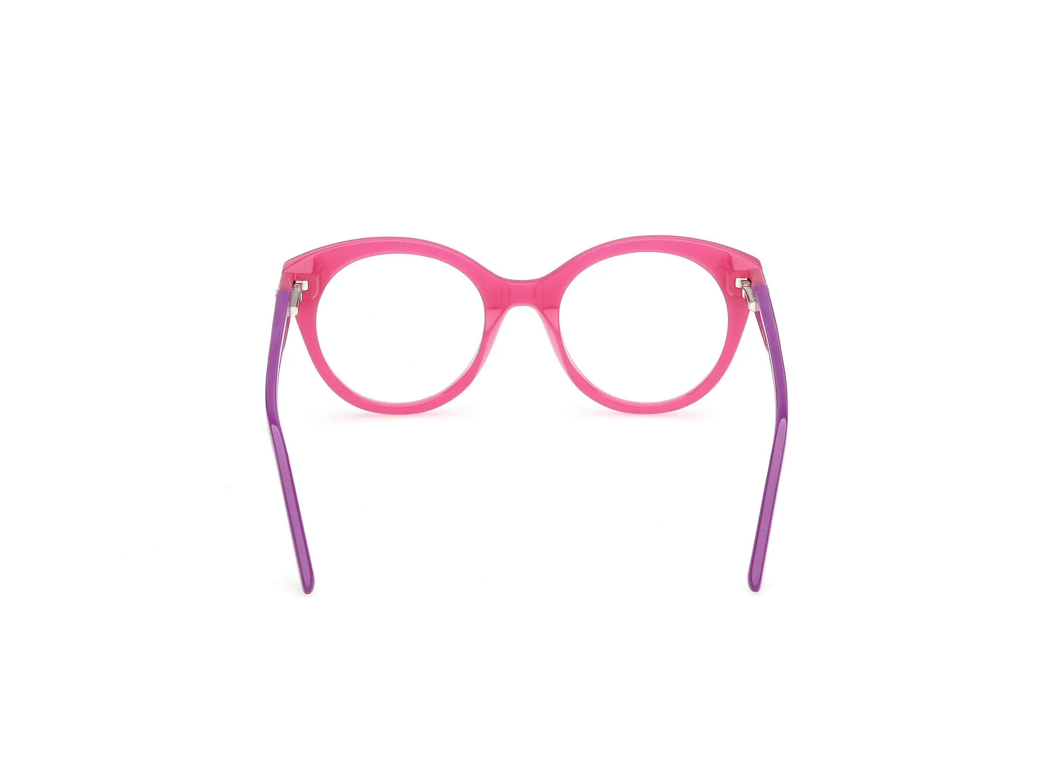 Guess GU50396 74 Montature da vista Acetato Rosa Rotonda Normale - immagine 4