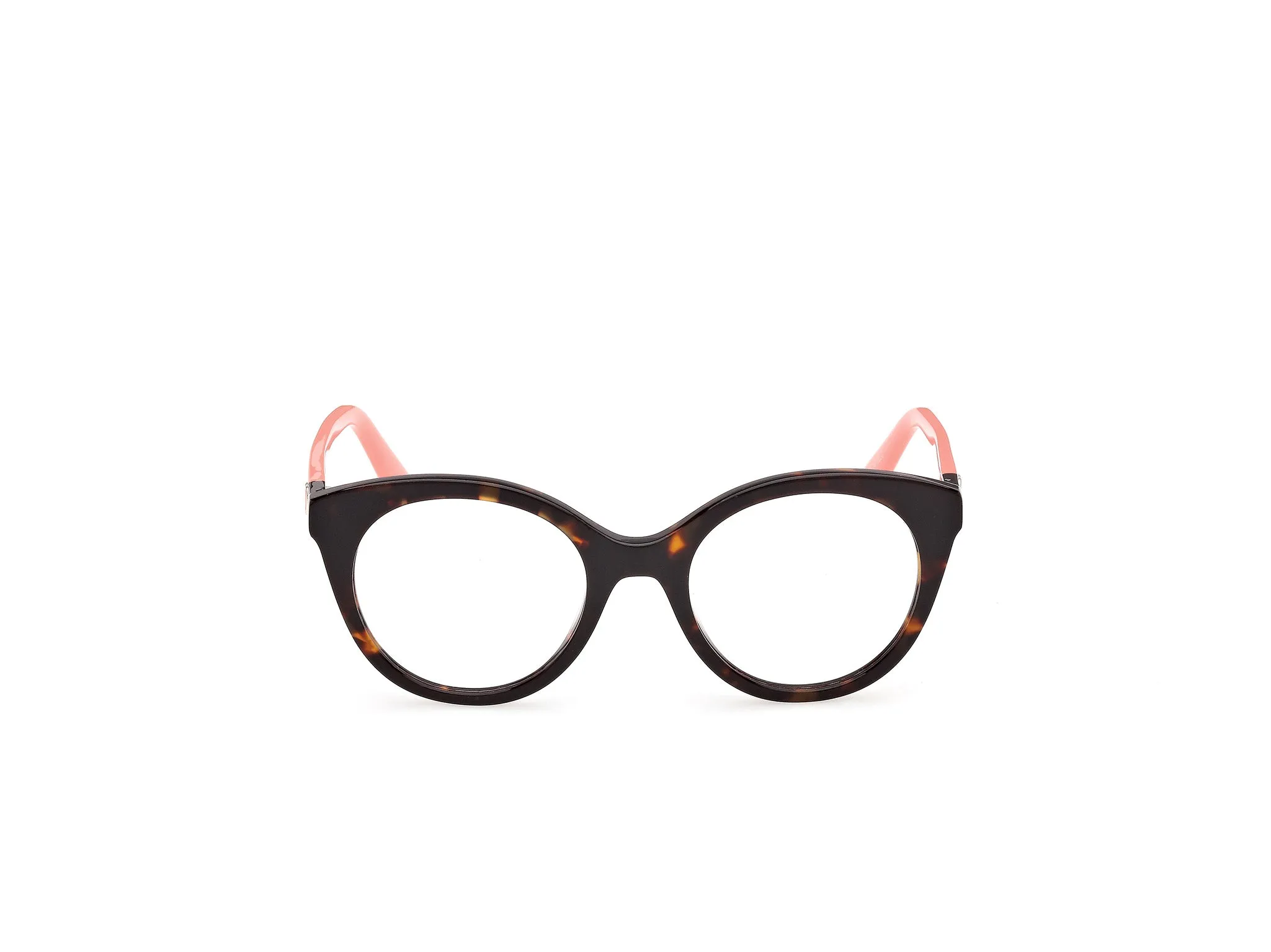 Guess GU50396 52 Montature da vista Acetato Havana Rotonda Normale - immagine 2
