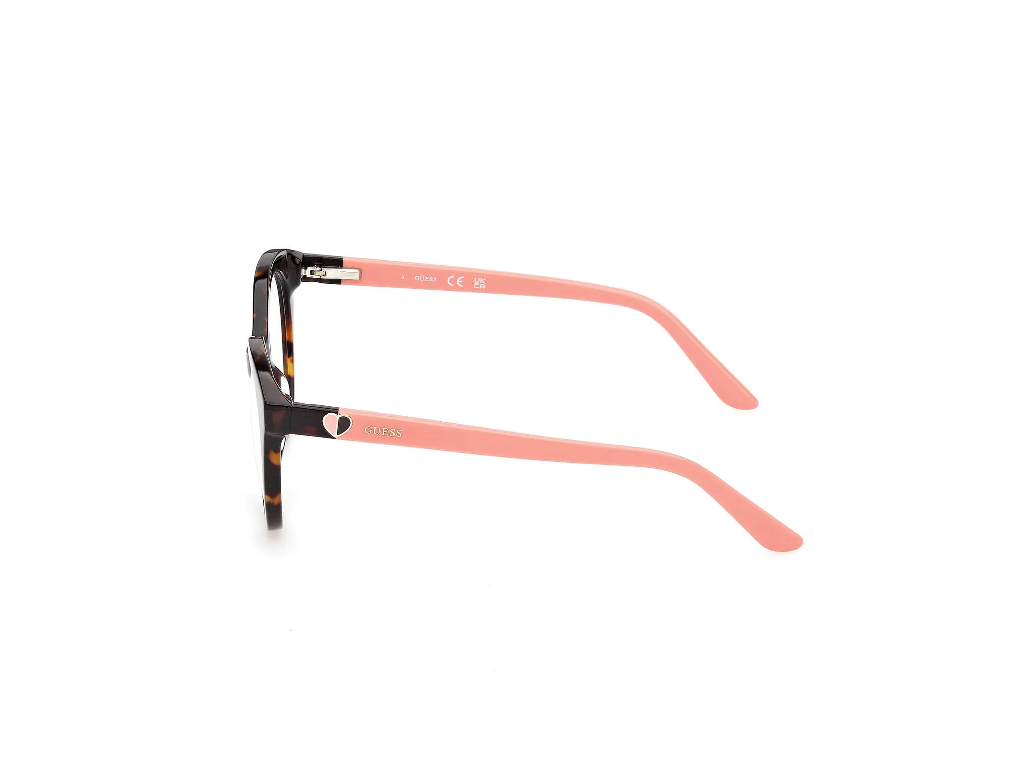 Guess GU50396 52 Montature da vista Acetato Havana Rotonda Normale - immagine 3
