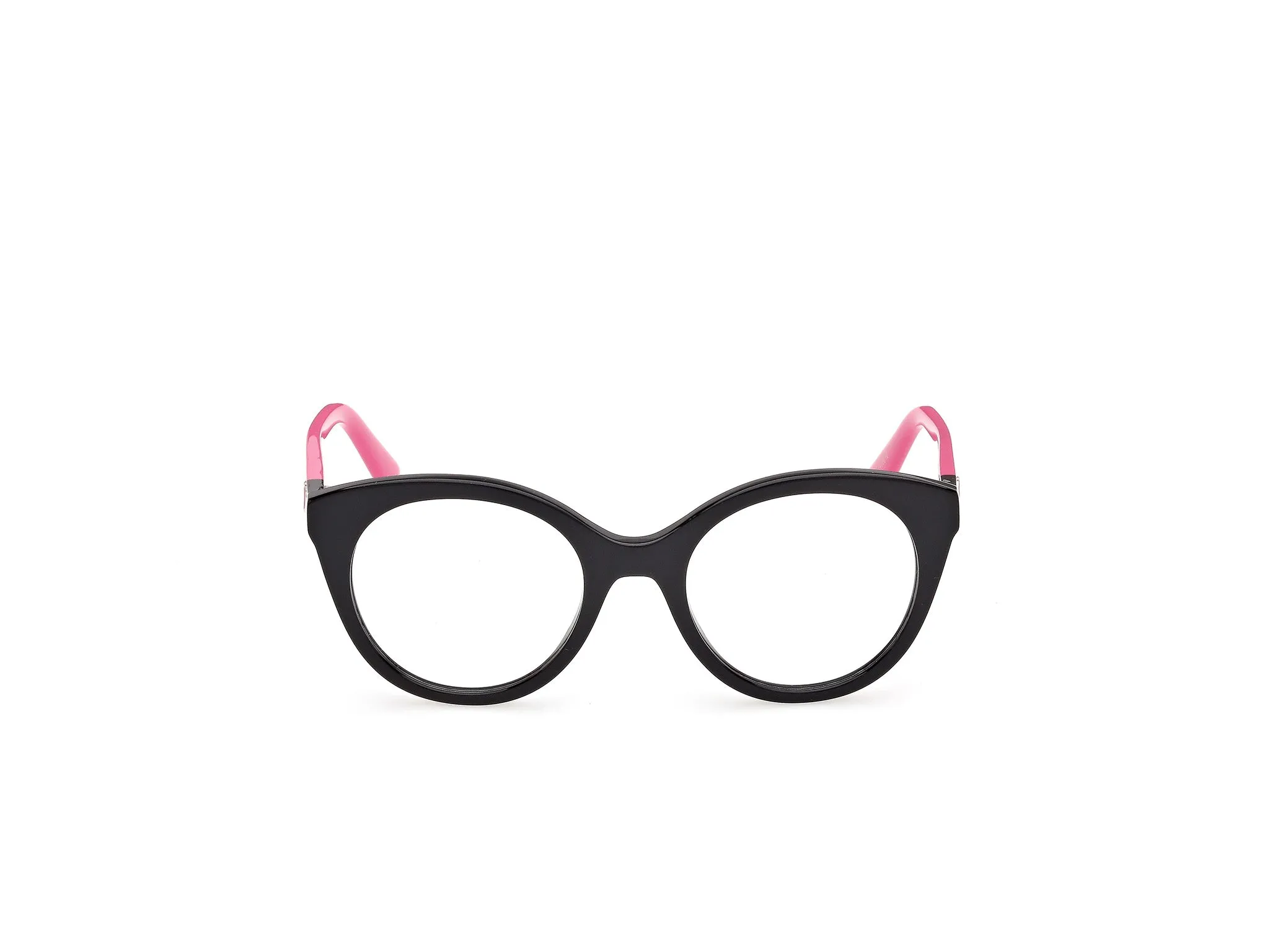 Guess GU50396 5 Montature da vista Acetato Nero Rotonda Normale - immagine 2