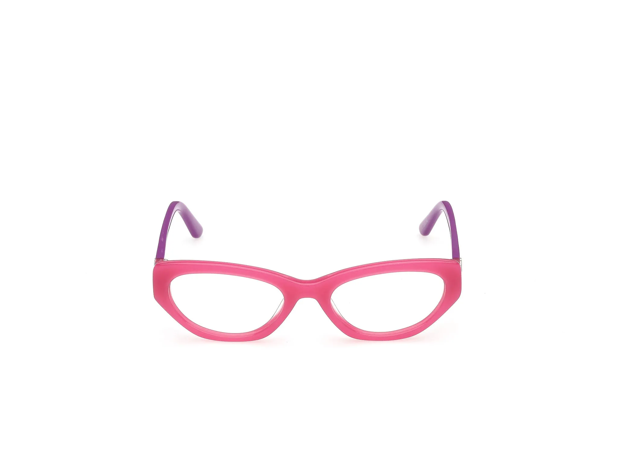 Guess GU50395 74 Montature da vista Acetato Rosa Rotonda Normale - immagine 2