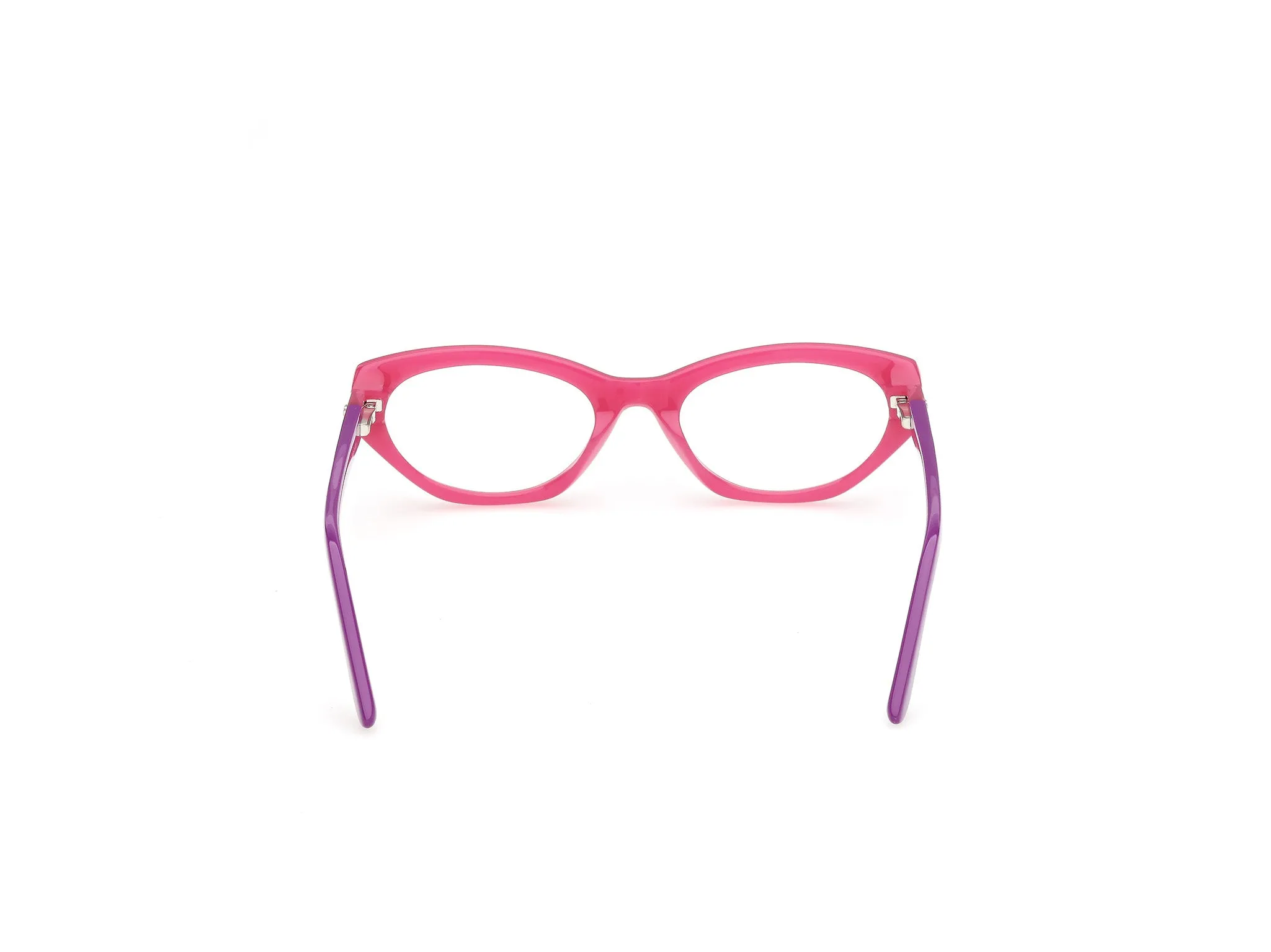 Guess GU50395 74 Montature da vista Acetato Rosa Rotonda Normale - immagine 4