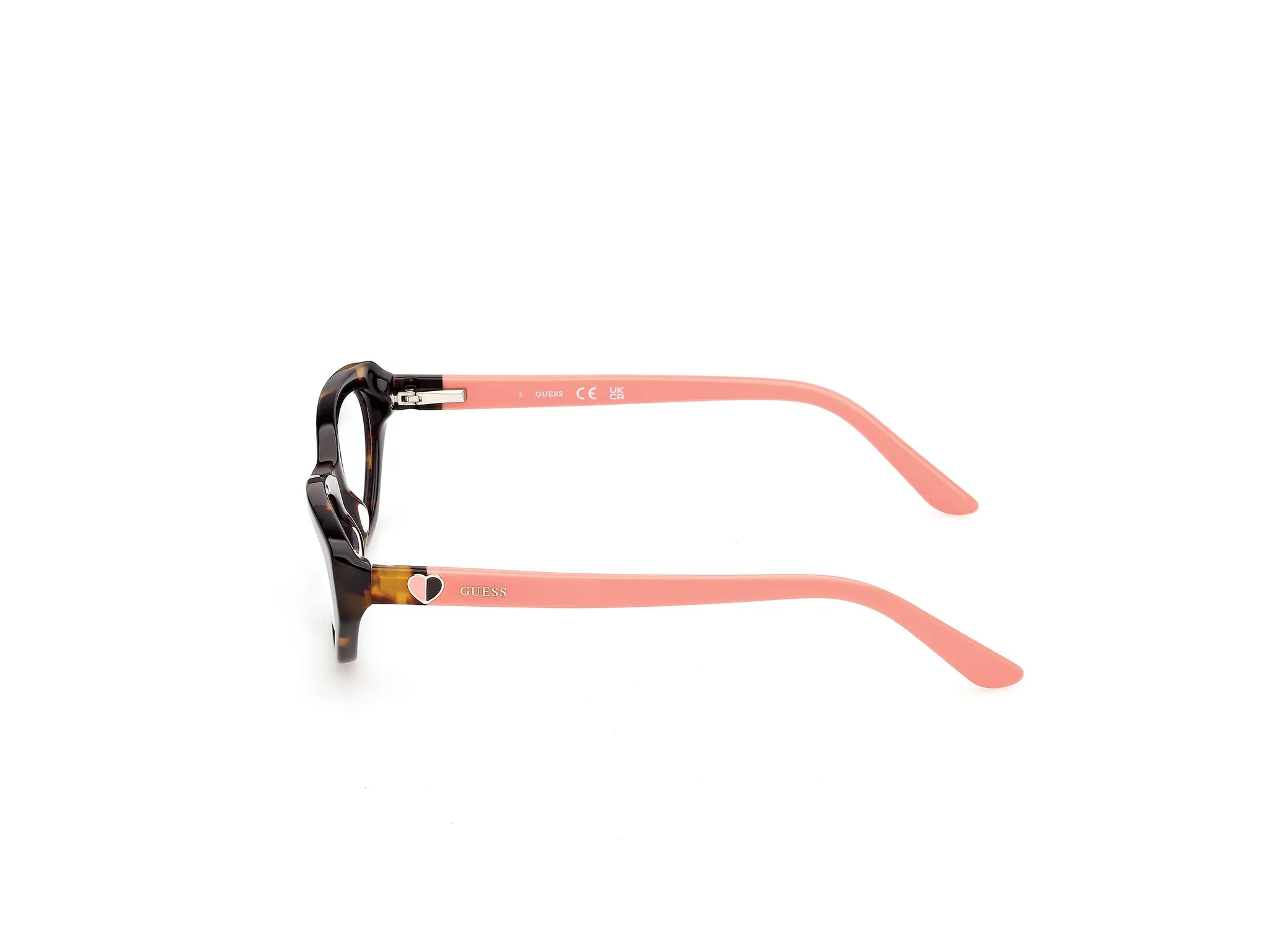 Guess GU50395 52 Montature da vista Acetato Havana Rotonda Normale - immagine 3
