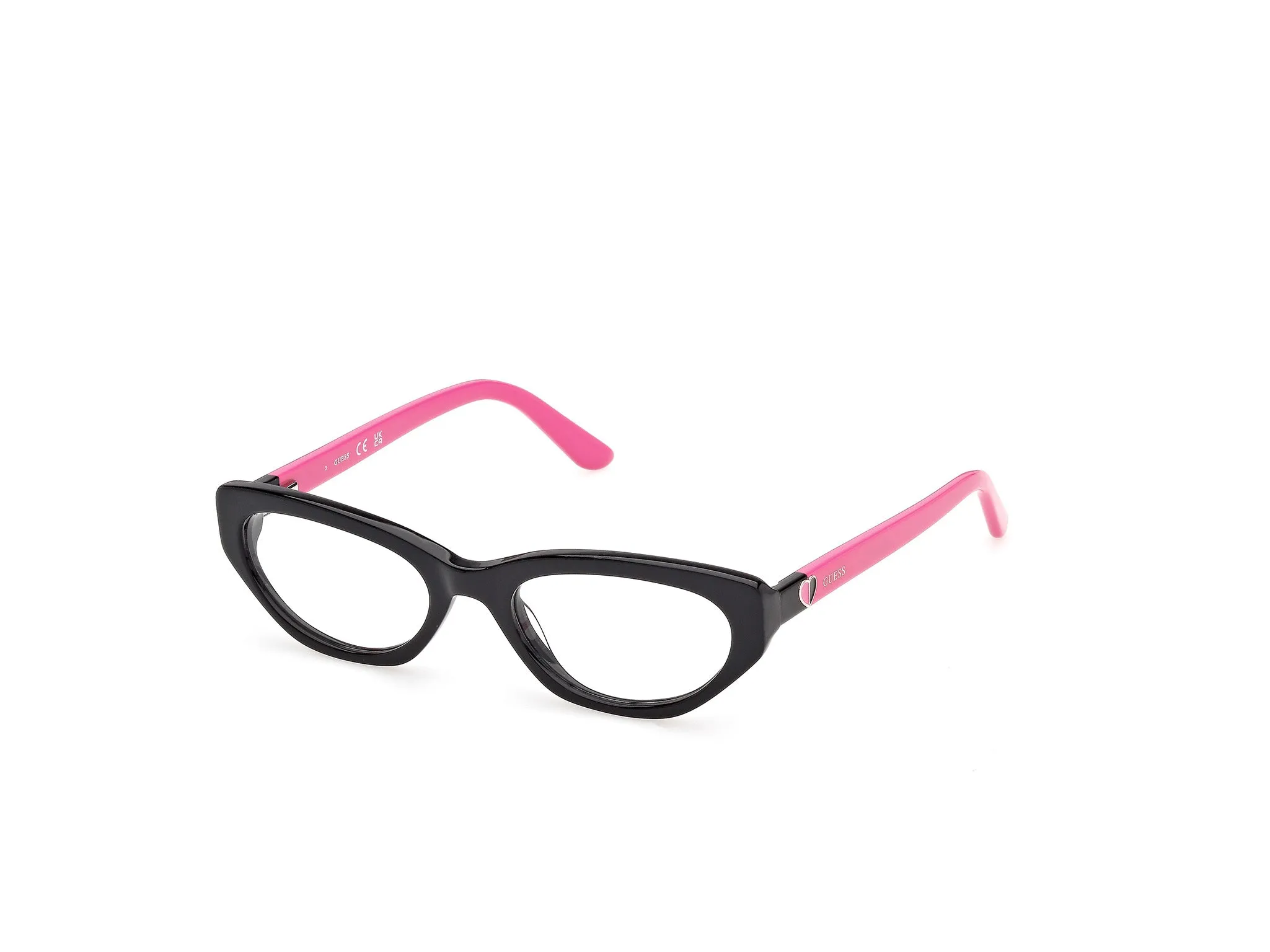 Guess GU50395 5 Montature da vista Acetato Nero Rotonda Normale - immagine 1