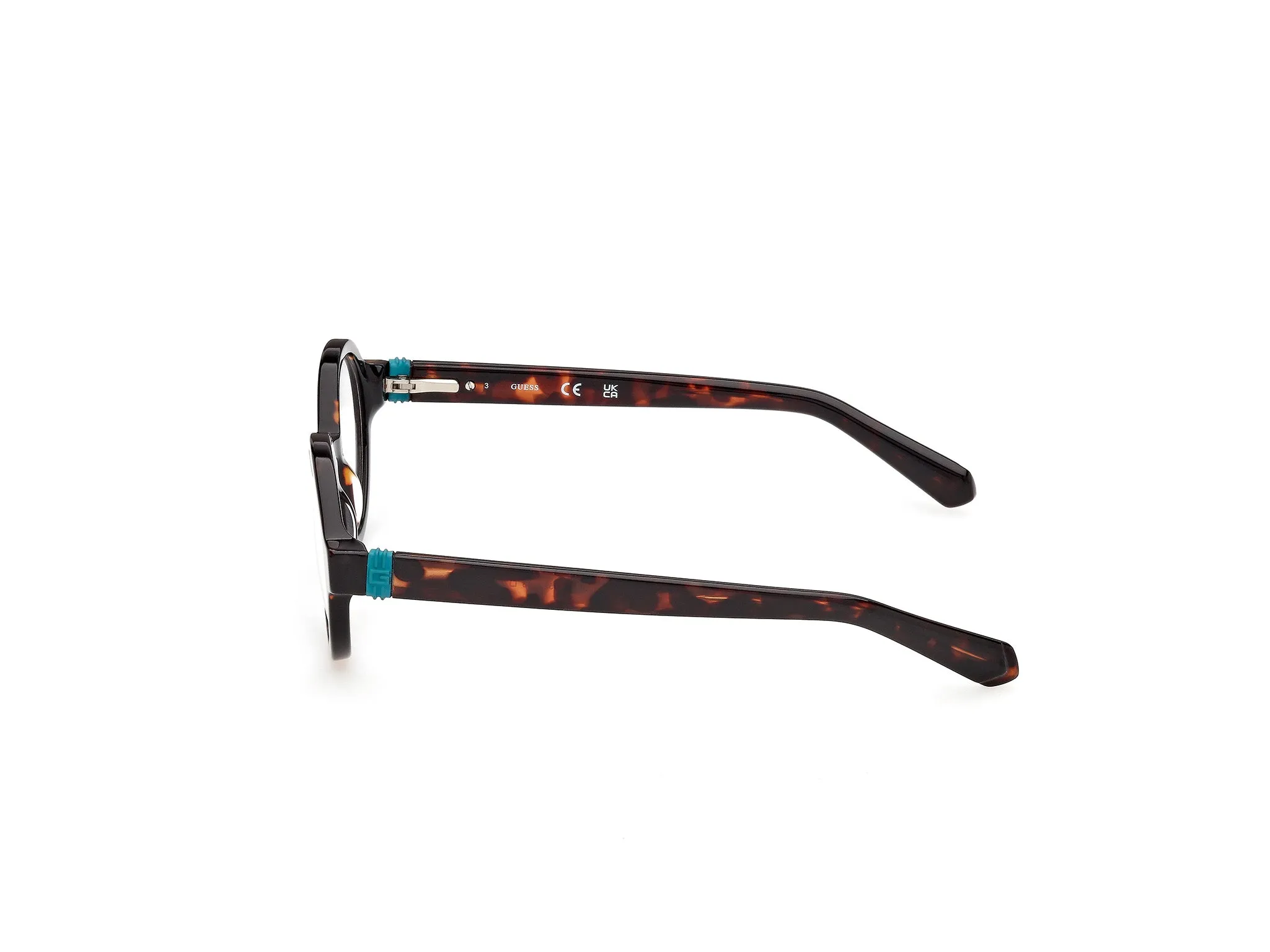 Guess GU50394 52 Montature da vista Acetato Havana Rotonda Normale - immagine 3