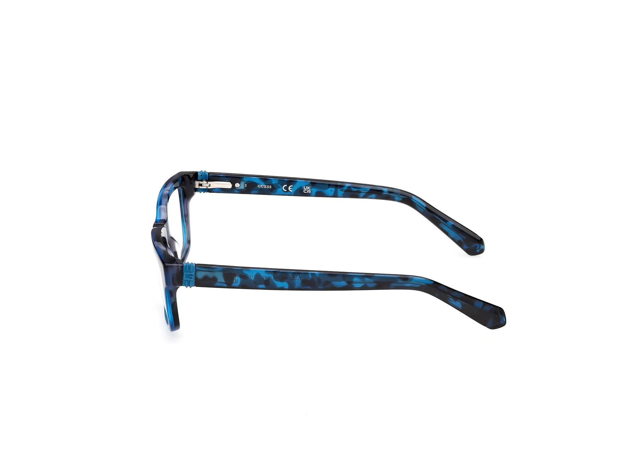 Guess GU50393 92 Montature da vista Acetato Blu Squadrata Normale - immagine 3