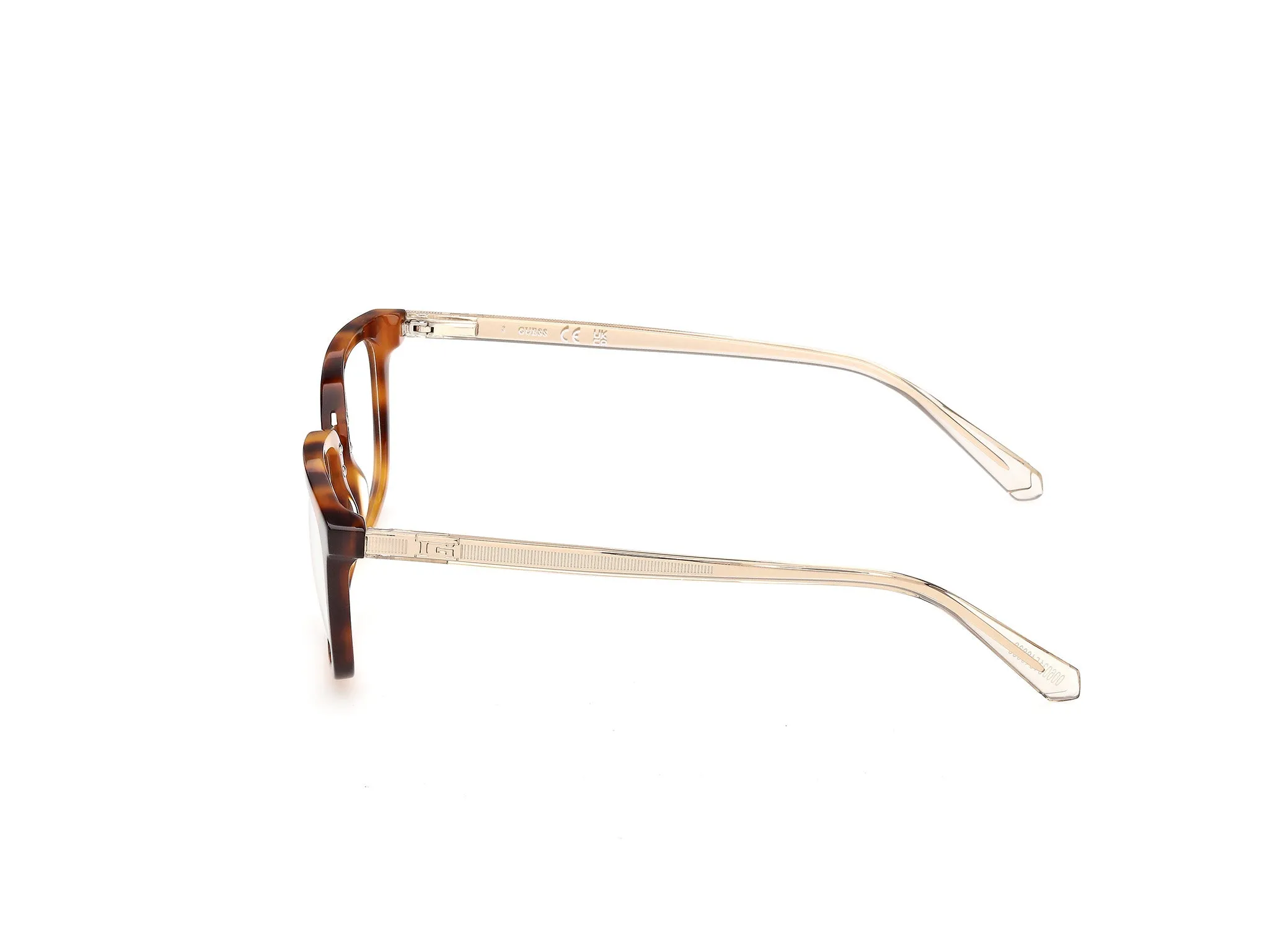 Guess GU50392 53 Montature da vista Acetato Havana Squadrata Normale - immagine 3
