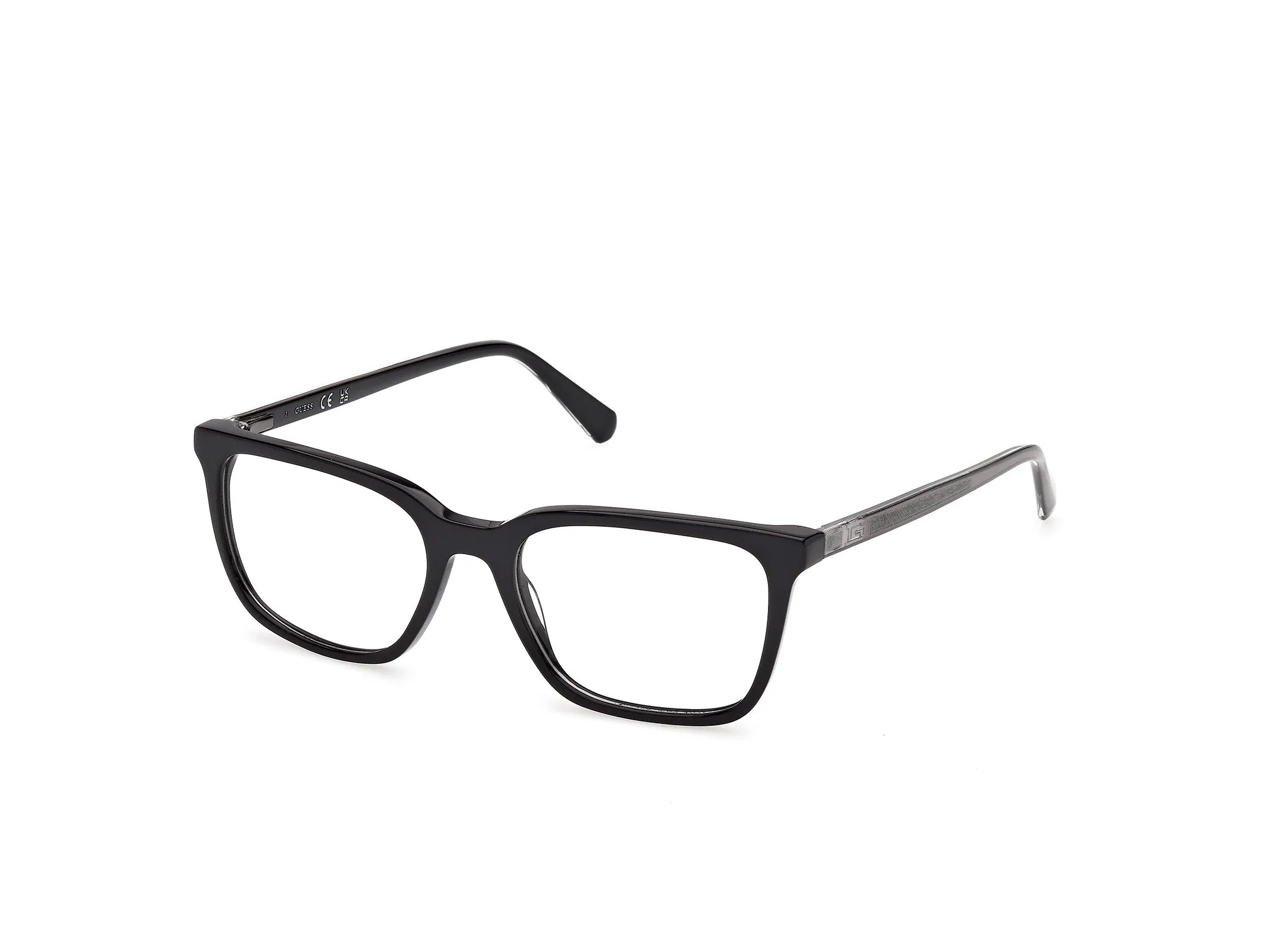 Guess GU50391 1 Montature da vista Acetato Nero Squadrata Normale - immagine 1